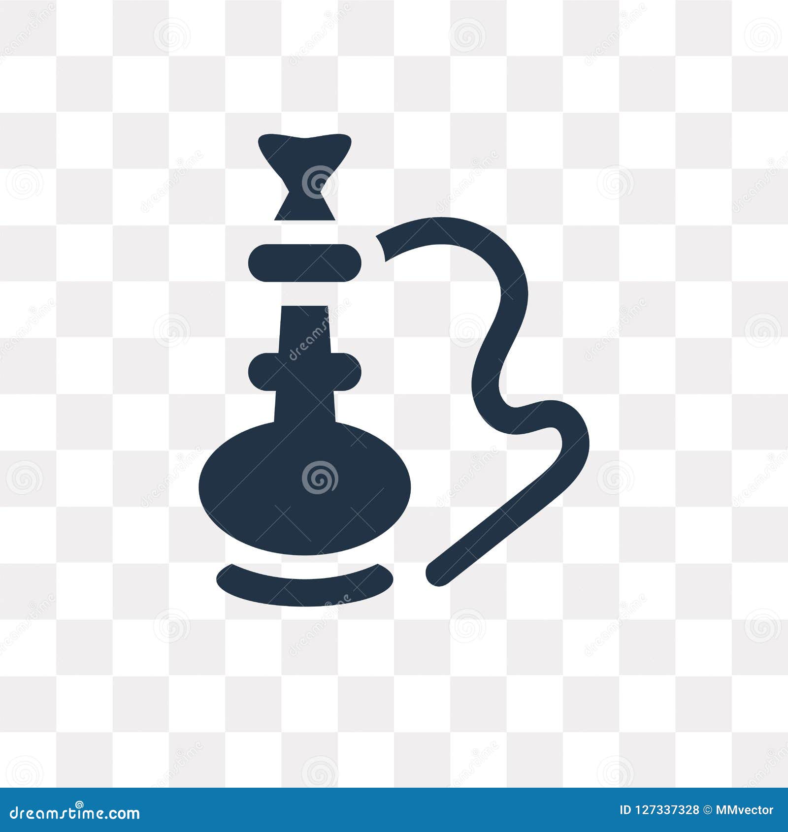 Hookah Vector Icon Isolated On Transparent Background Hookah T Stock Vector Illustration Of Custom Lounge