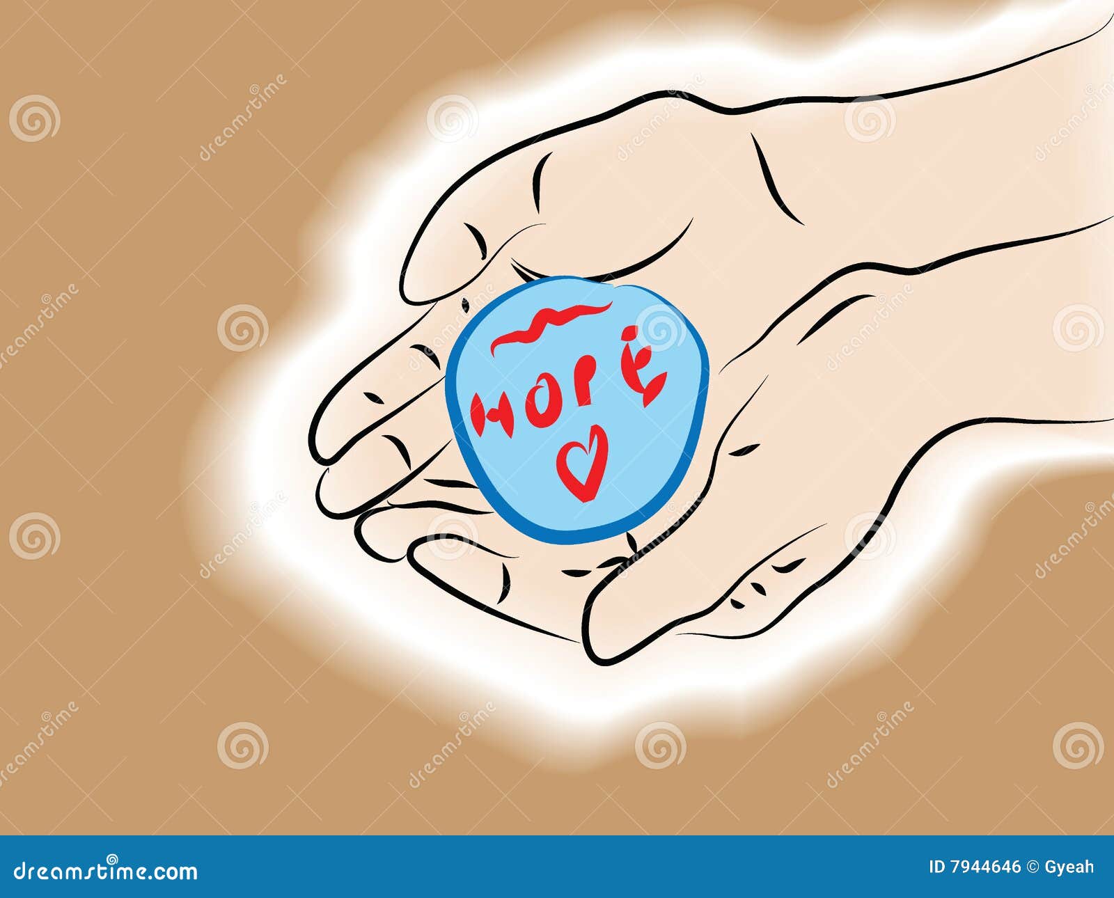 Hoop vector illustratie. Illustratie bestaande uit geef - 7944646