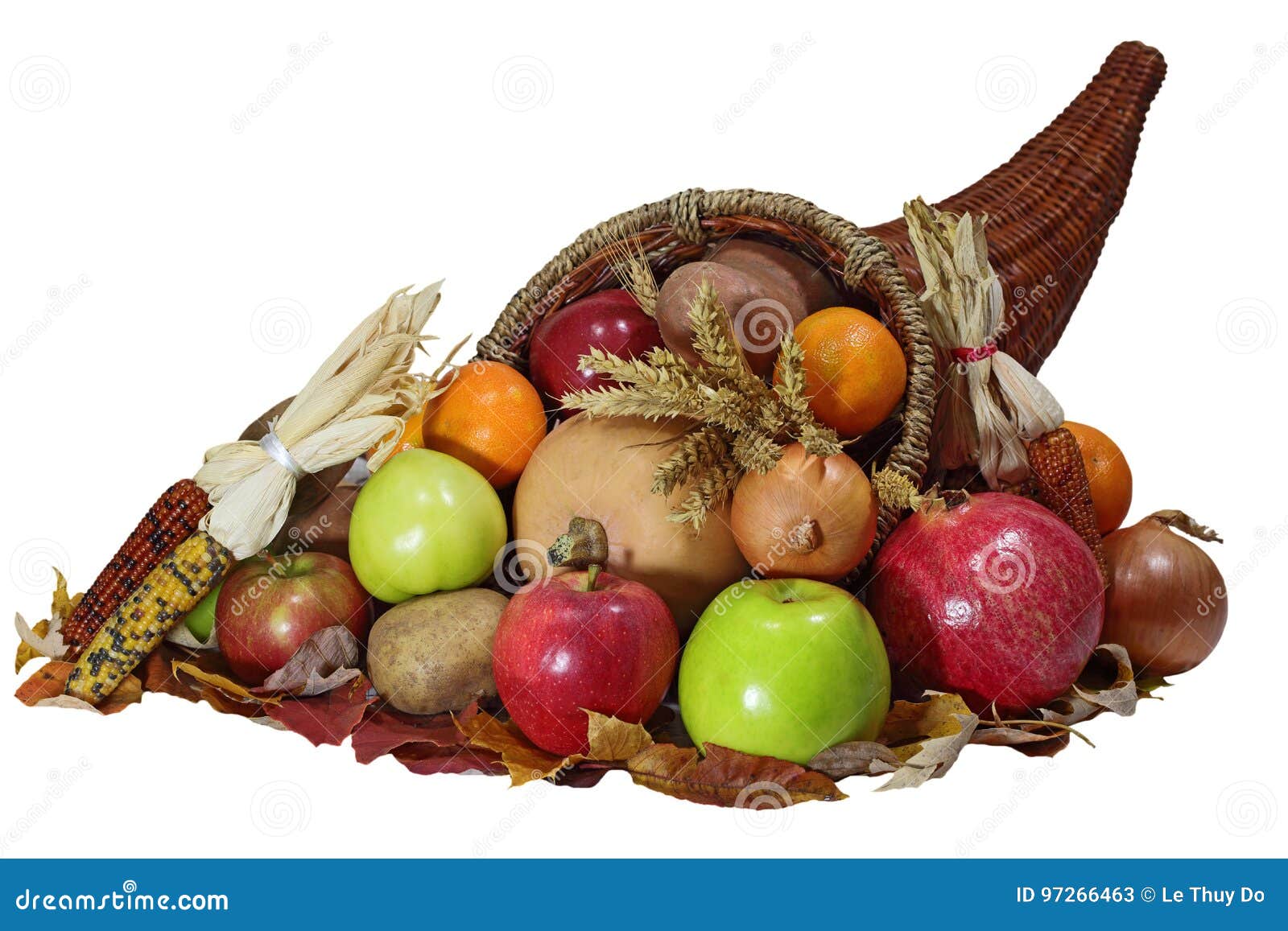 thumbnail: Amosfun Hoorn Des Overvloeds Mand - Rieten Serveerschaal Voor Thanksgiving Of Kerst