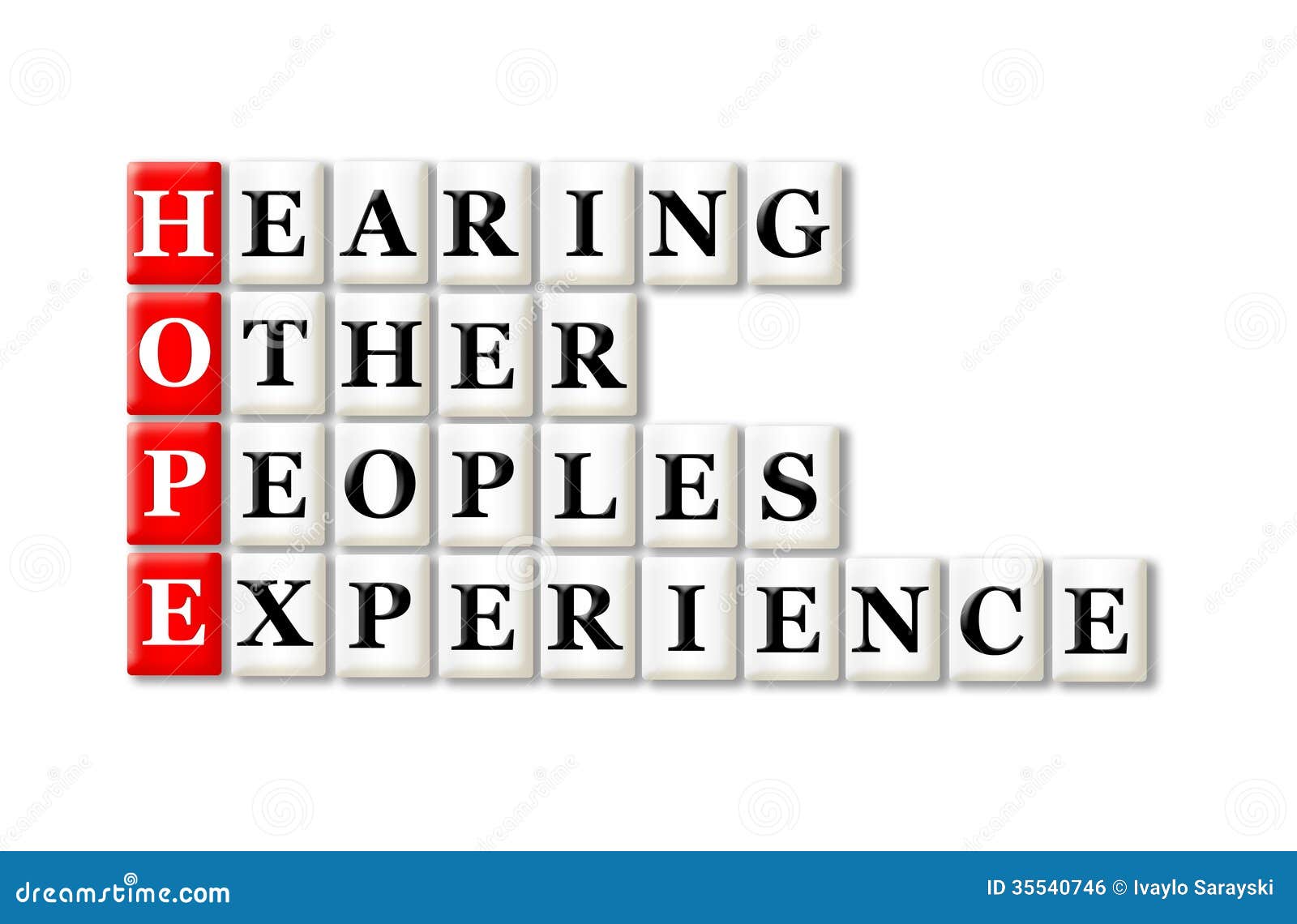 Hope stock illustration. Illustration of puzzle, white 35540746