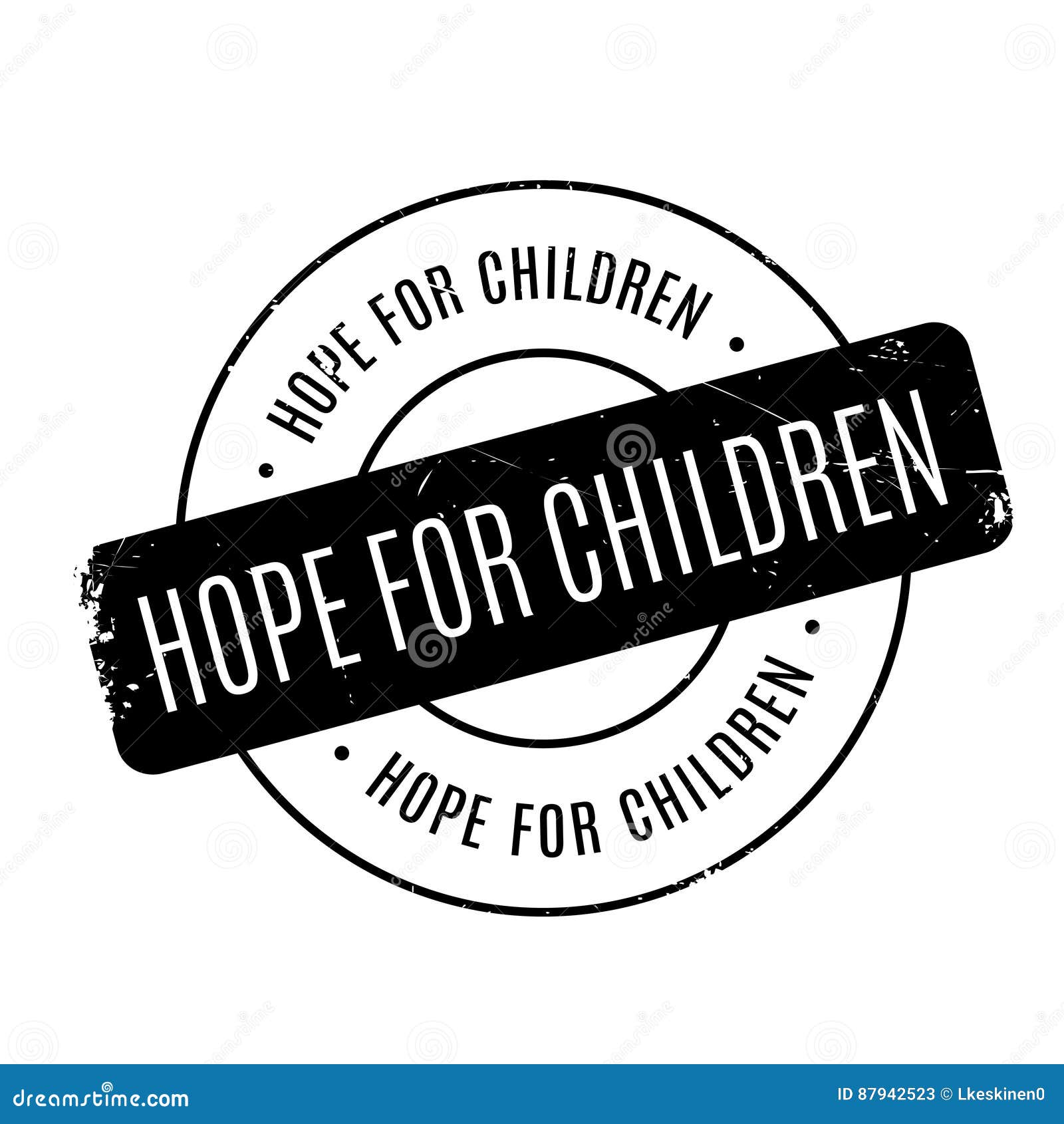 hope for children rubber stamp
