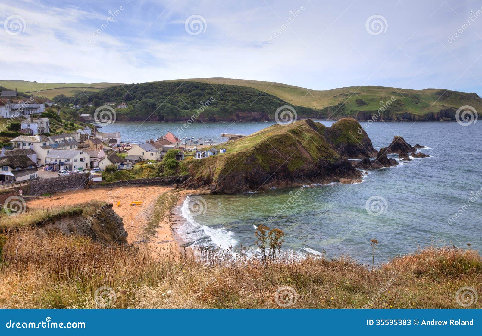 Hope Cove, Devon stock image. Image of kingdom, visit 35595383