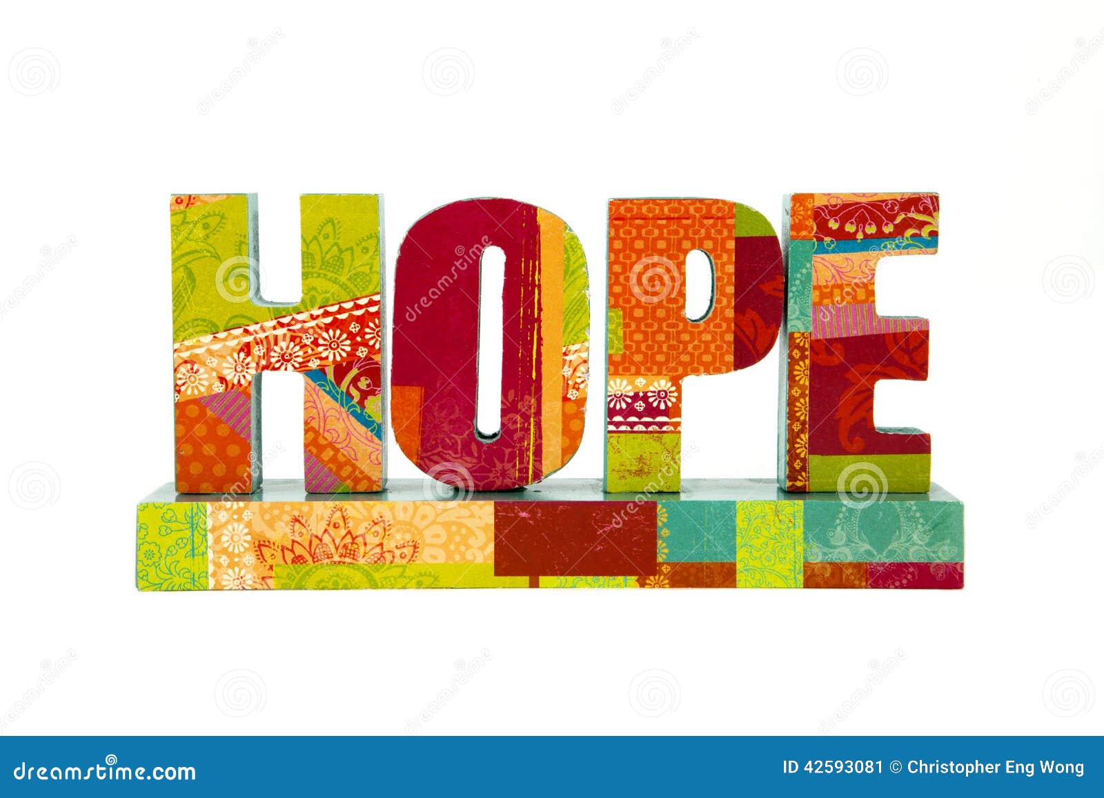 Hope Eternal stock image. Image of decoration, word, religion 42593081