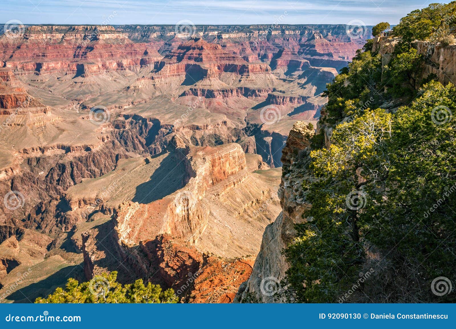 Hopi Point View Dans Grand Canyon Photo Stock Image Du