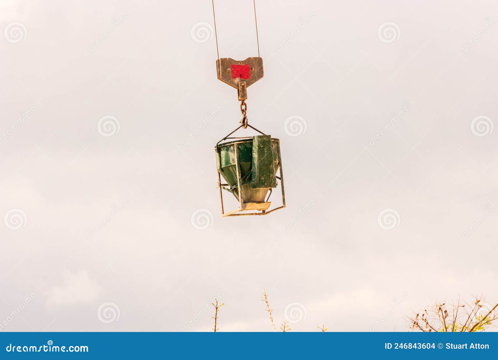 Hopper for Pouring Concrete Stock Photo Image of mixing, development