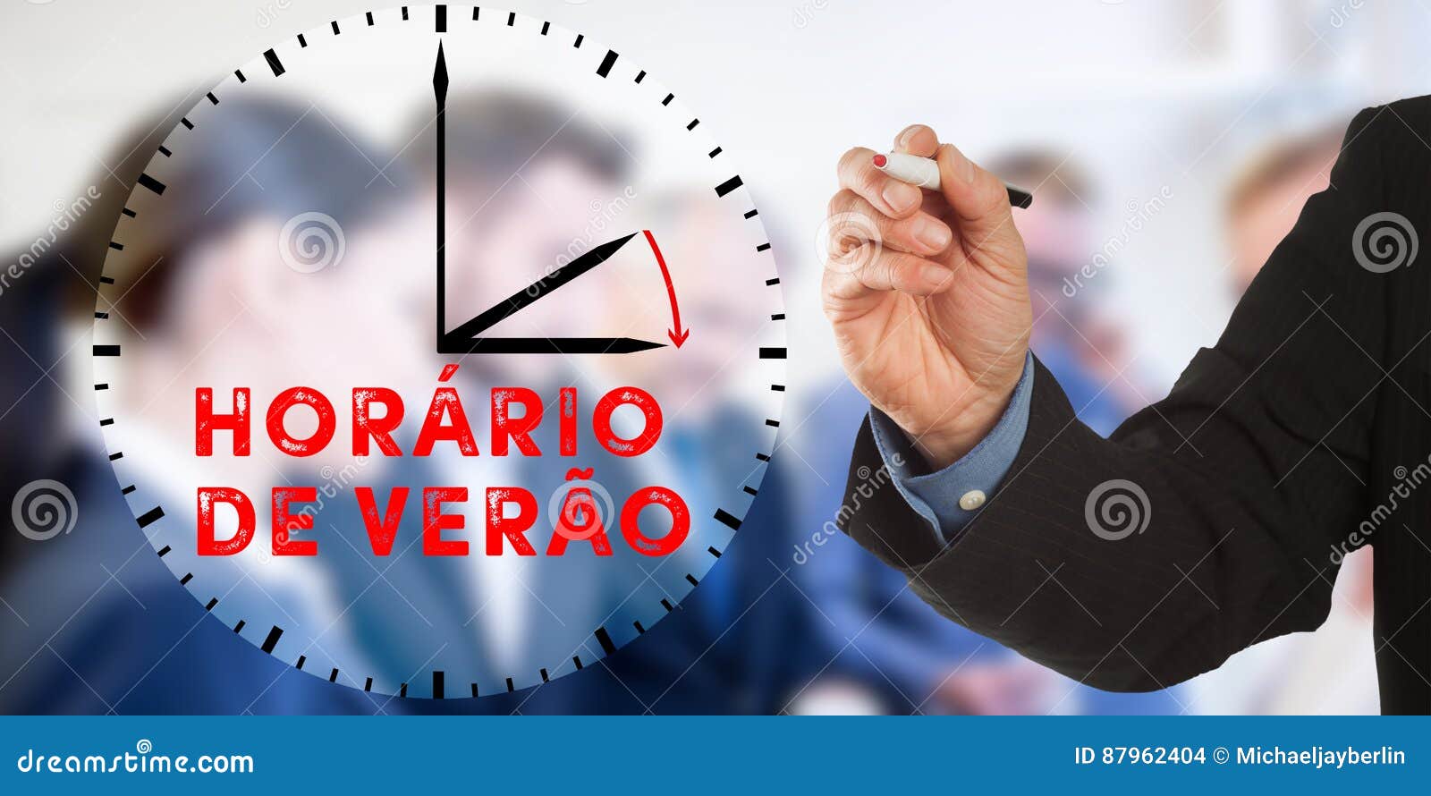 horario de verao, portuguese daylight saving time, business man