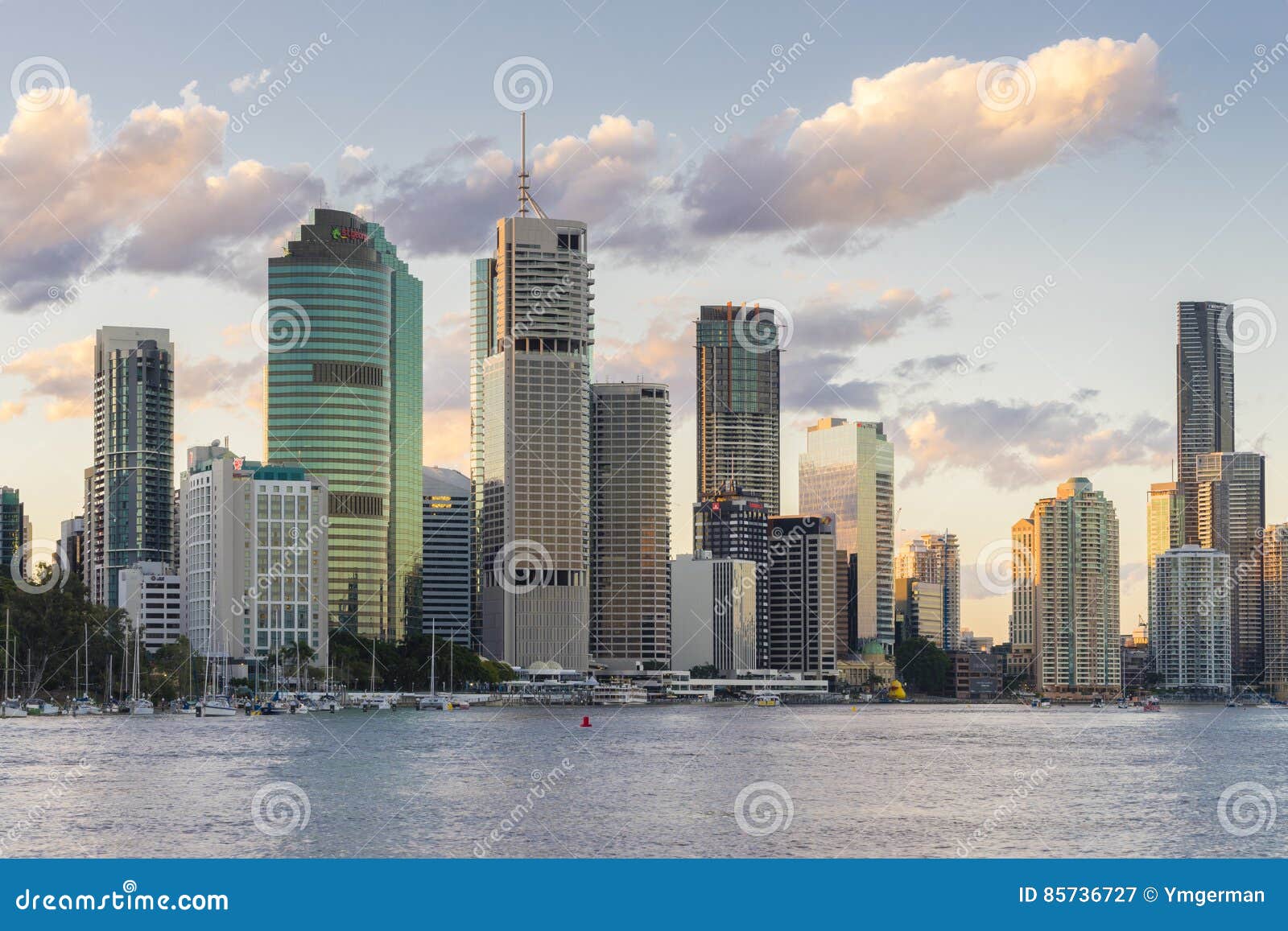 Horizon De Ville De Brisbane Photographie éditorial Image