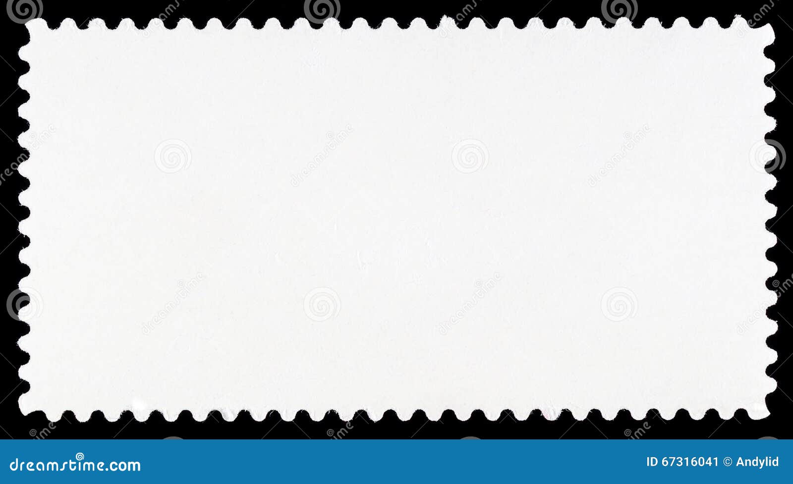 Horizontal Blank Postage Stamp Stock Image Image of design, fibre