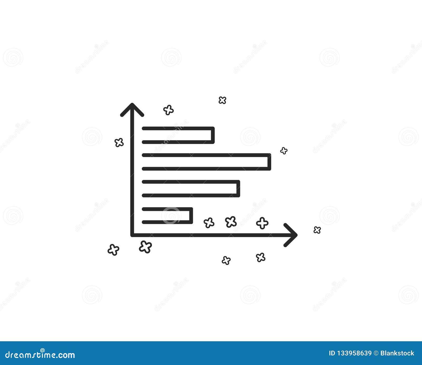 Horizontal Line Stock Chart