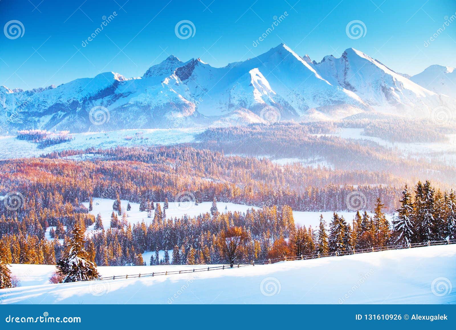 photo montagne hiver