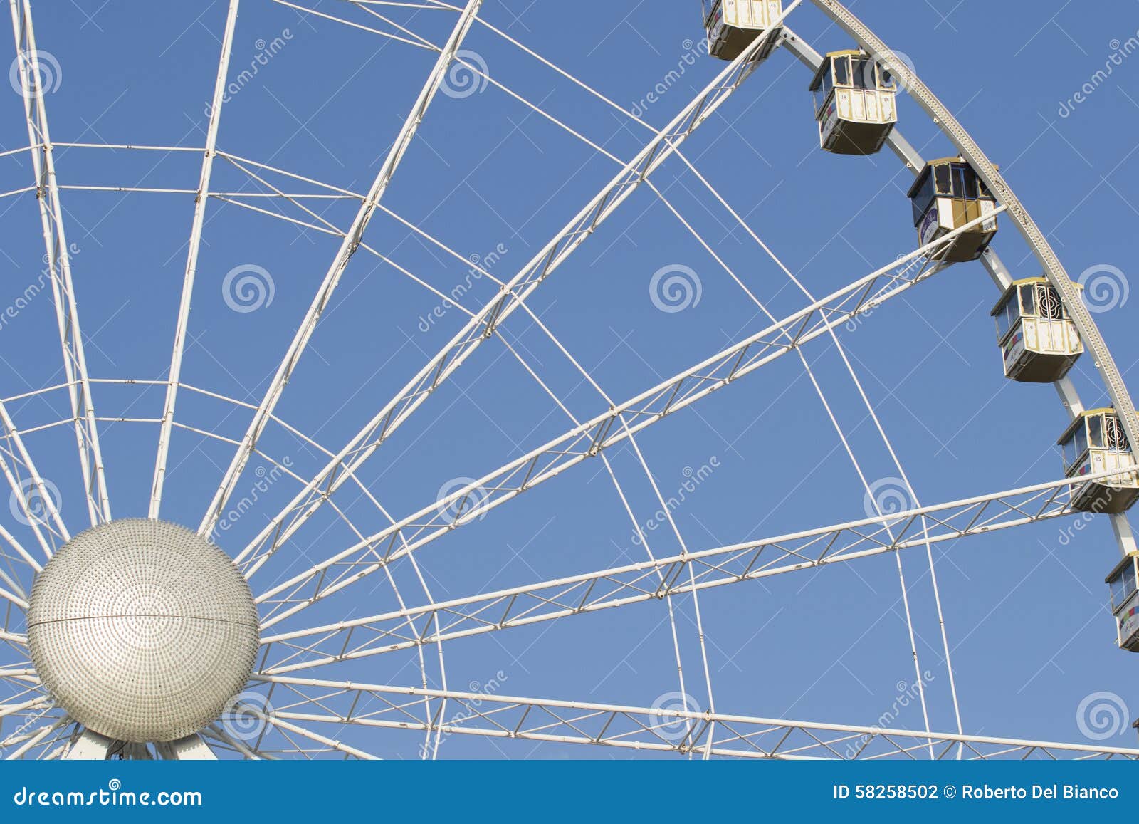 Horizontal Detail of Ferris Wheel Editorial Photography Image of high