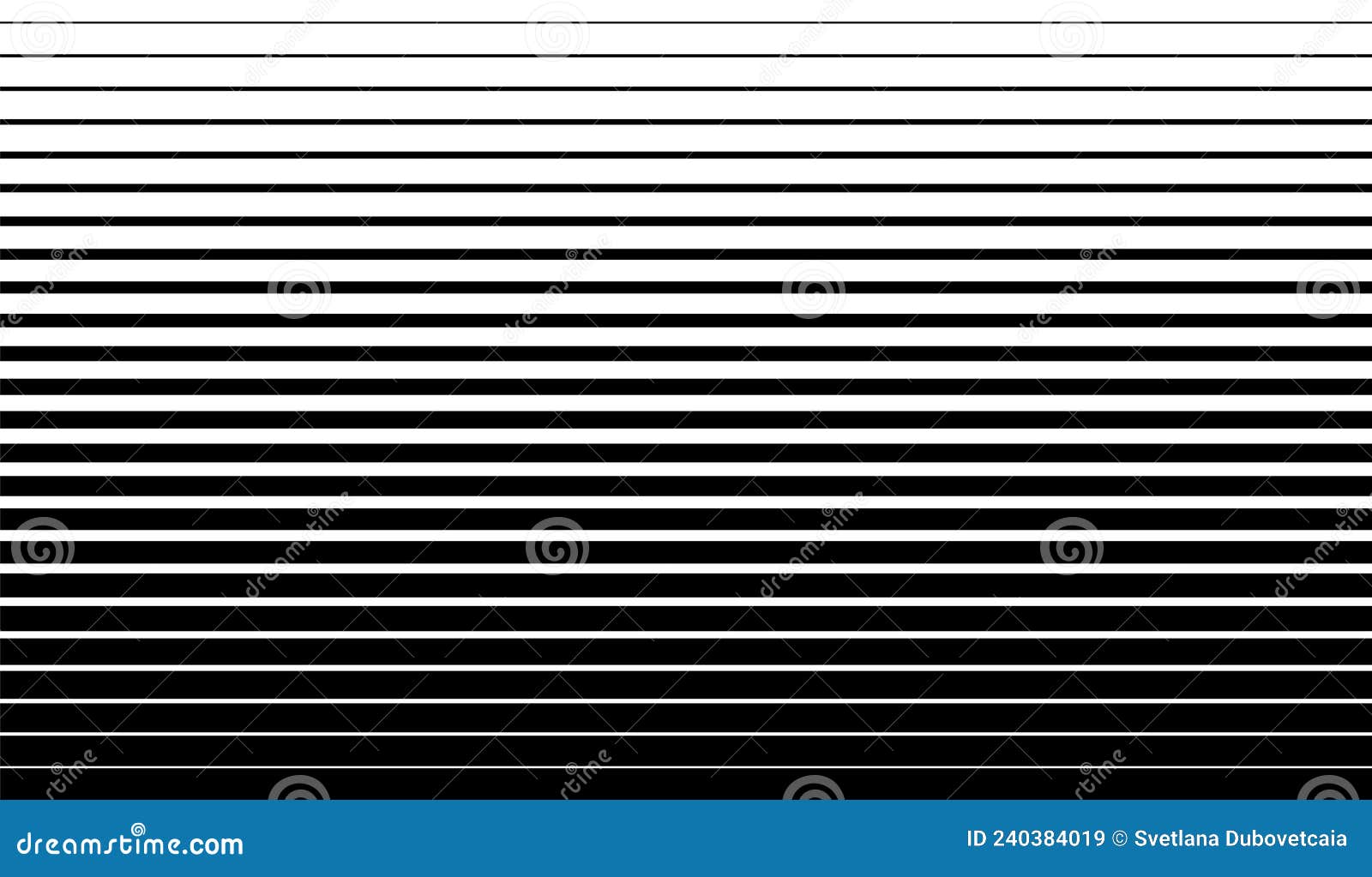 horizontal line pattern. from thin line to thick. parallel stripe. black streak on white background. straight gradation stripes. a