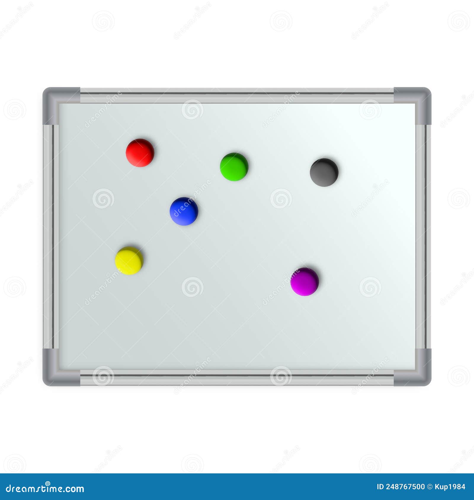 Horizontal Board for Drawing , Vector Illustration Stock