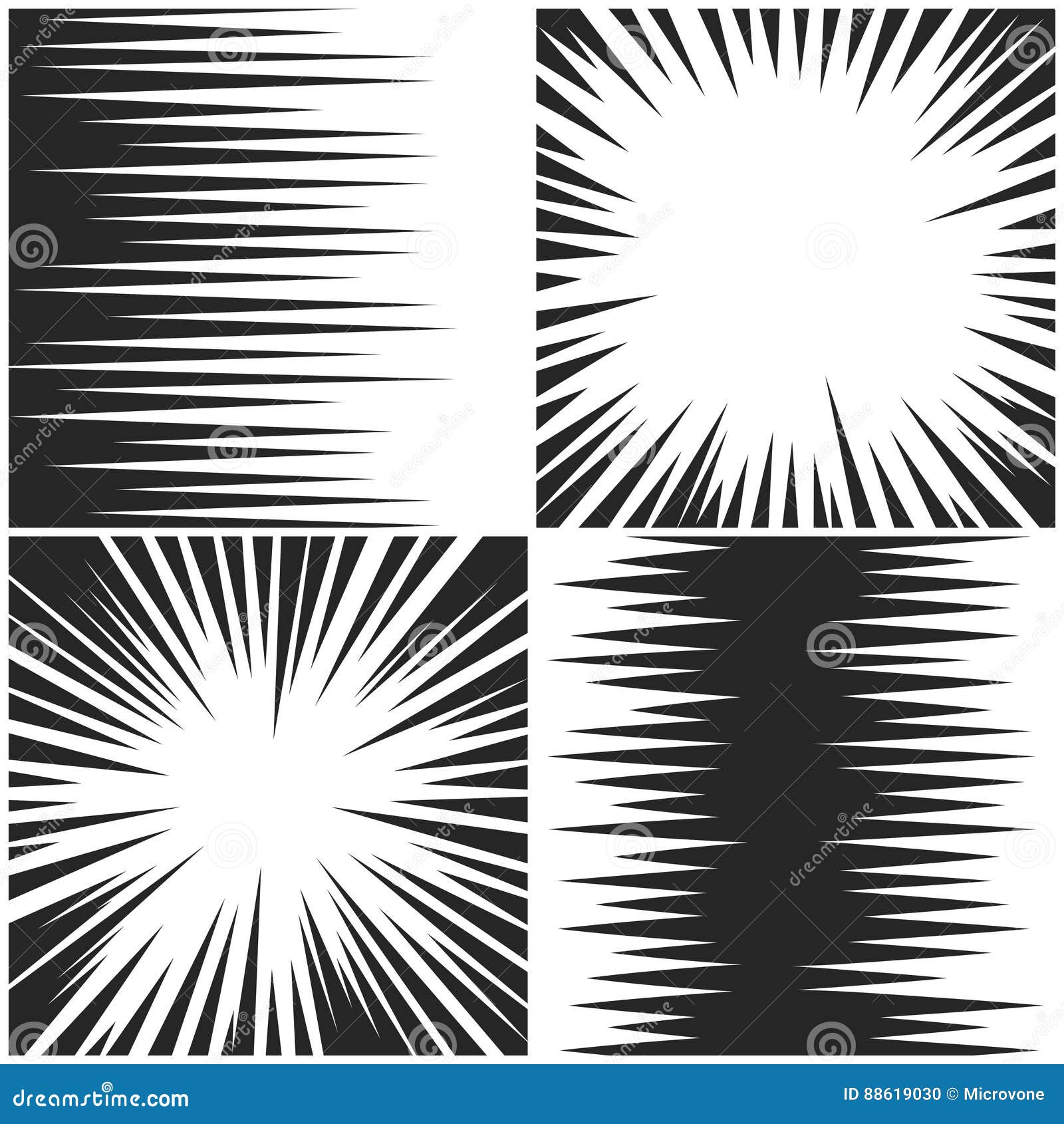 vector speed backgrounds. comic manga illustration with horizontal and  curved lines. abstract action black and white drawing. speed cartoon set.  motio Stock Vector Image & Art - Alamy