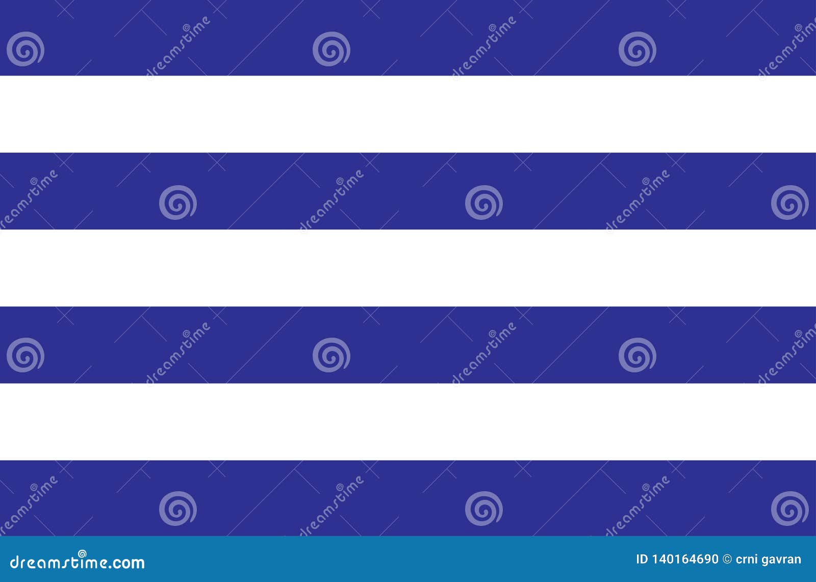 Horizontal Stripes Pattern.blue and White Background Stock Illustration
