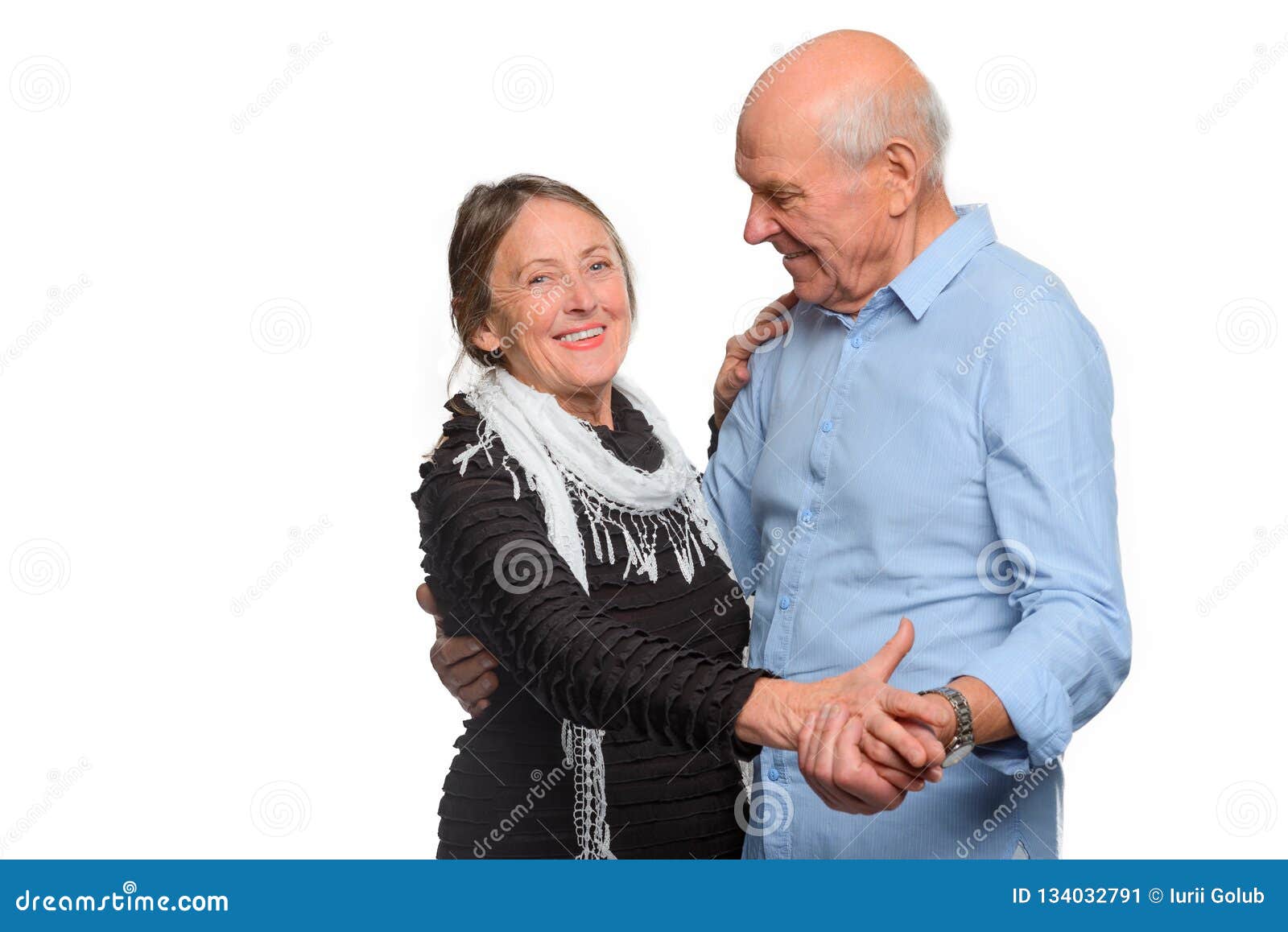 Grandpa and granny dancing stock image. Image of mother - 134032791