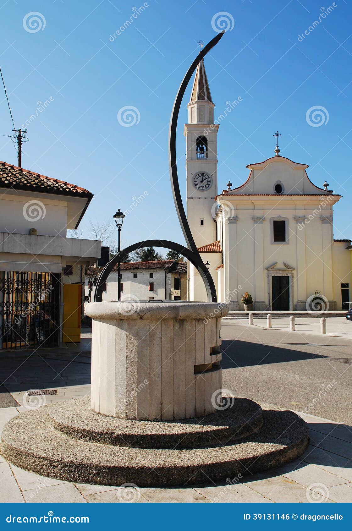 horizontal sundial in aiello