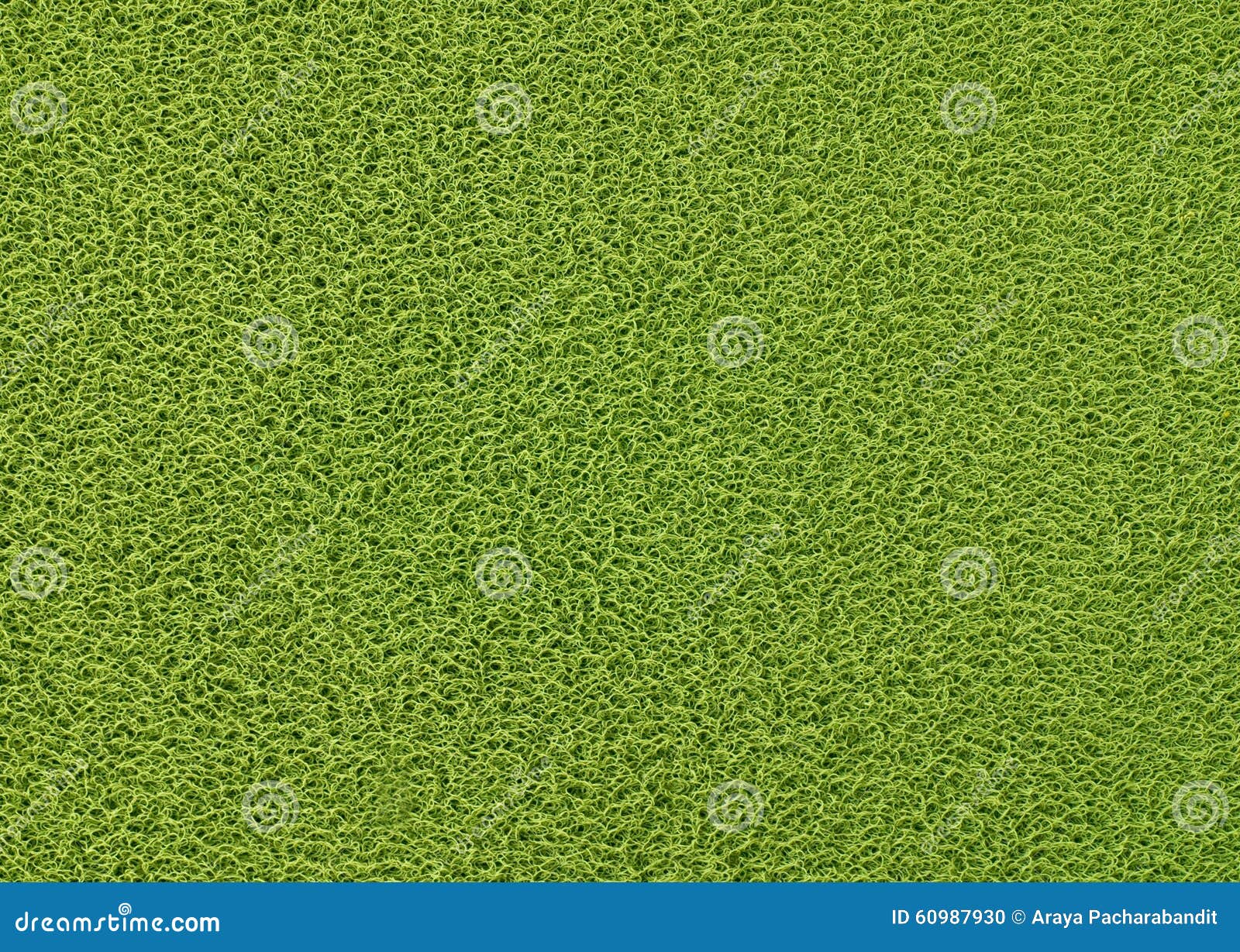 Horizontal Texture Background Of The Green Plastic Doormat