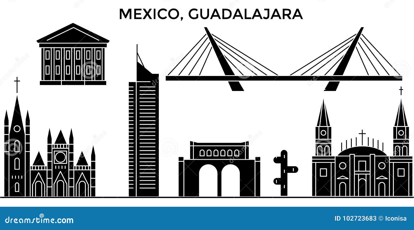 Mexico Guadalajara Ilustraciones Stock, Vectores, Y Clipart – (920  Ilustraciones Stock)