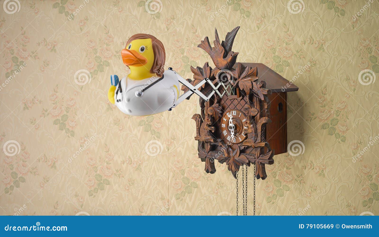 Horloge De Coucou Drole Image Stock Image Du Createur