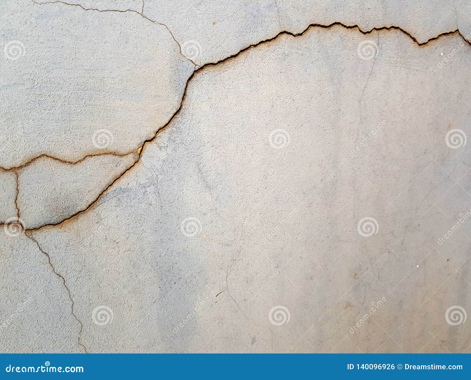 Hormigón En Grietas O Grietas En Yeso Foto de archivo Imagen de
