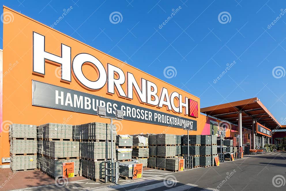 Hornbach Hardware Store in Hamburg, Germany Editorial Stock Image