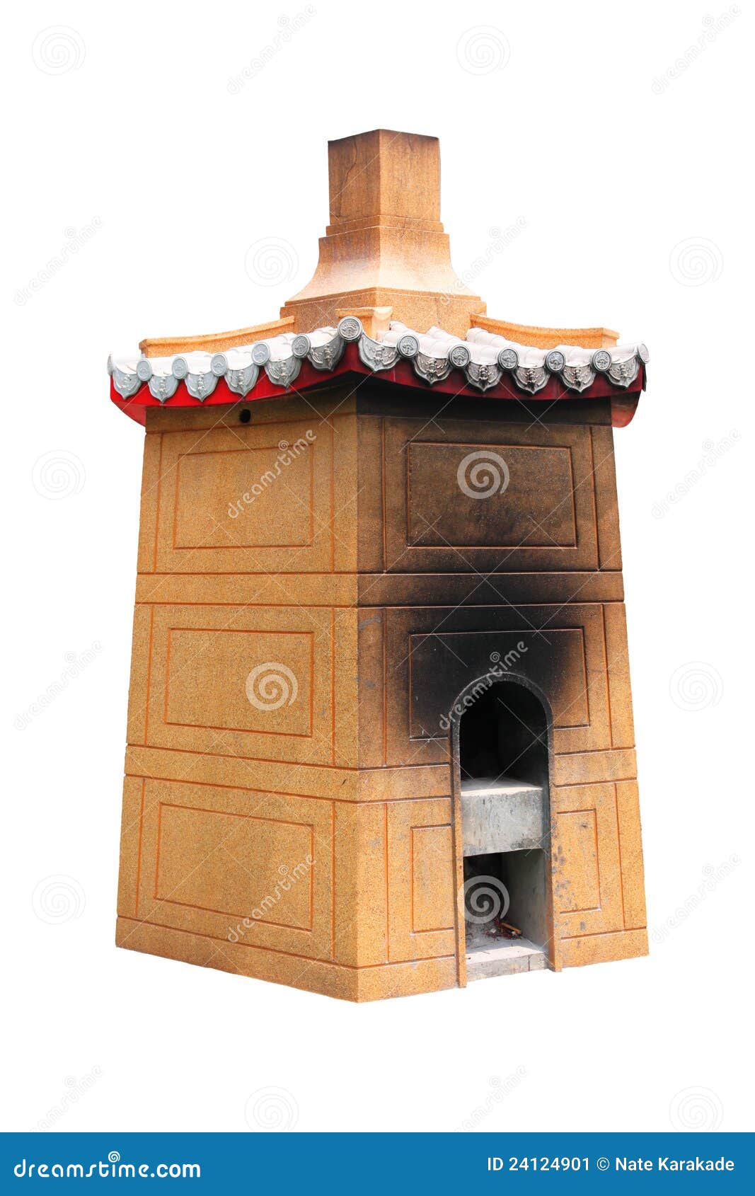 Horno chino aislado imagen de archivo. Imagen de hornilla 24124901