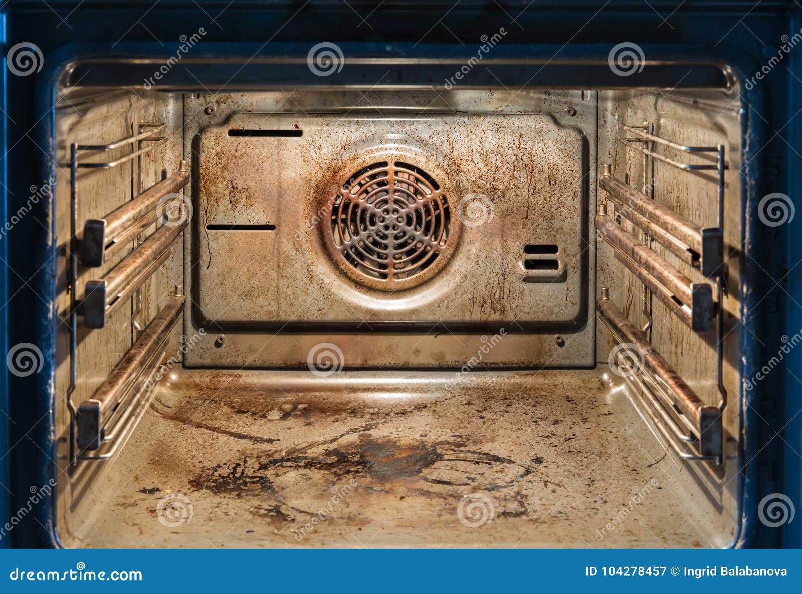 Horno sucio cocina sucia imagen de archivo. Imagen de barra 104278457