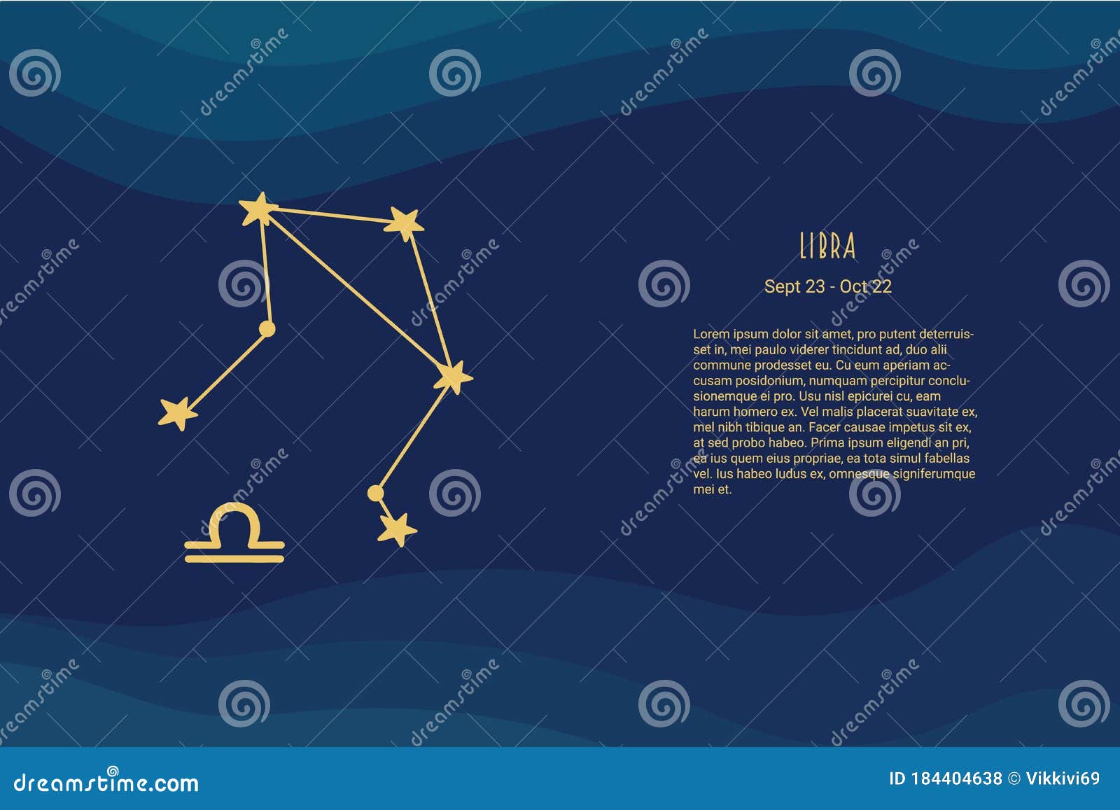 Horoscope Background. Libra. Horoscope Vector Background Stock Vector ...