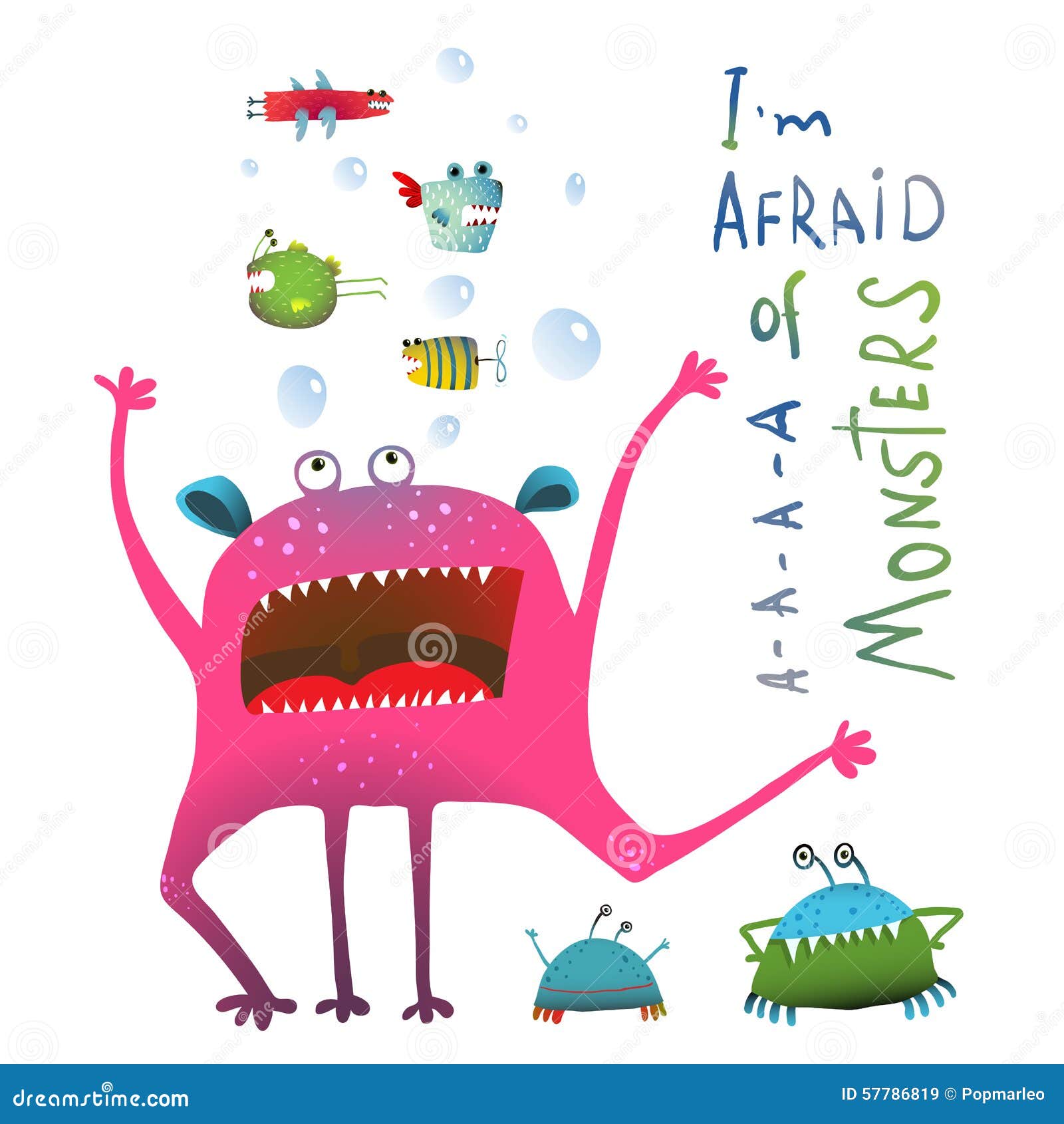 Horrible Funny Underwater Monster Screaming in Stock Vector - Illustration of monster, isolated: 57786819 Horrible Funny Underwater Monster Screaming in Stock Vector - Illustration of monster, isolated: 57786819