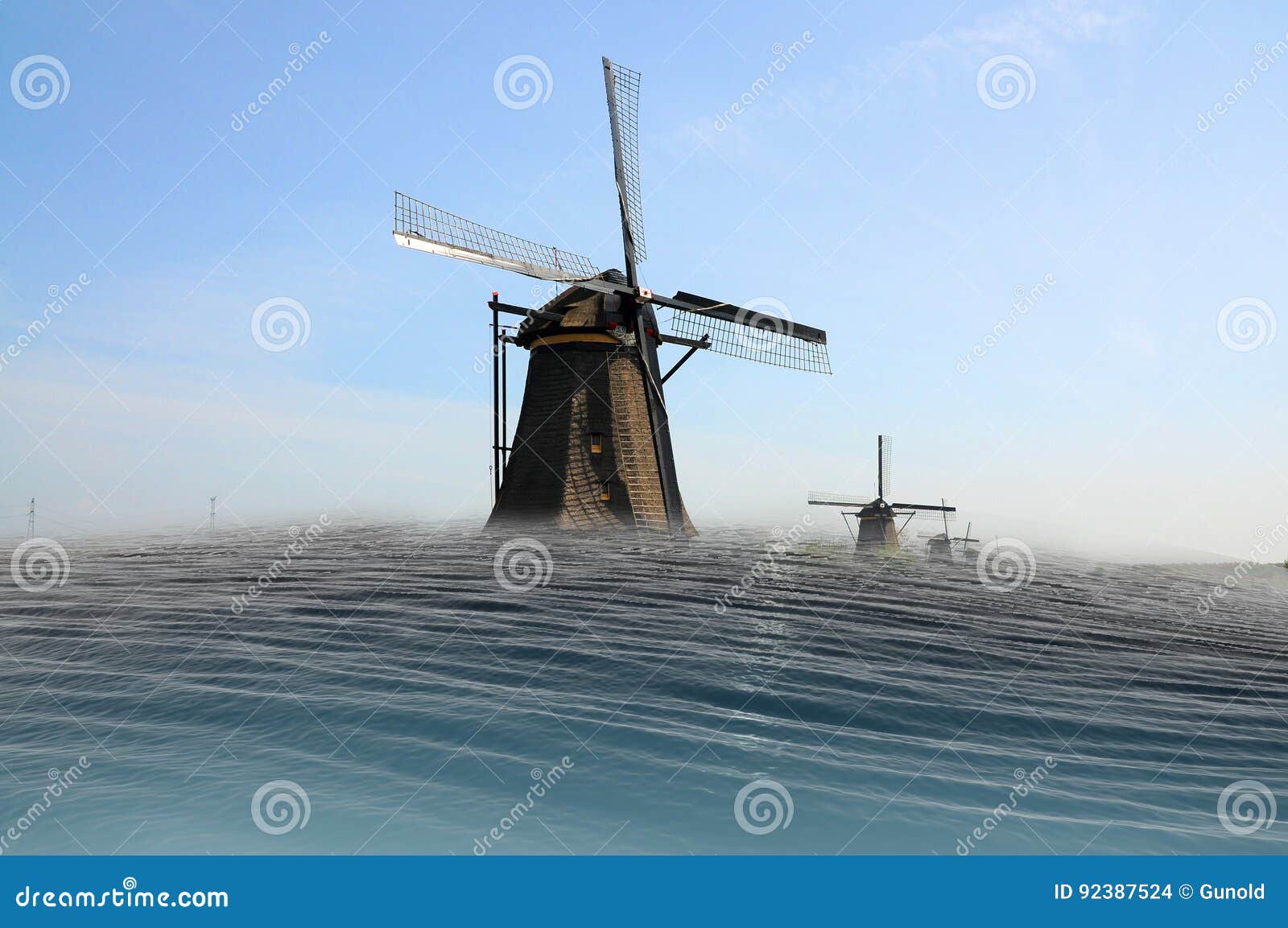 Horror scenario stock photo. Image of monuments, mills - 92387524