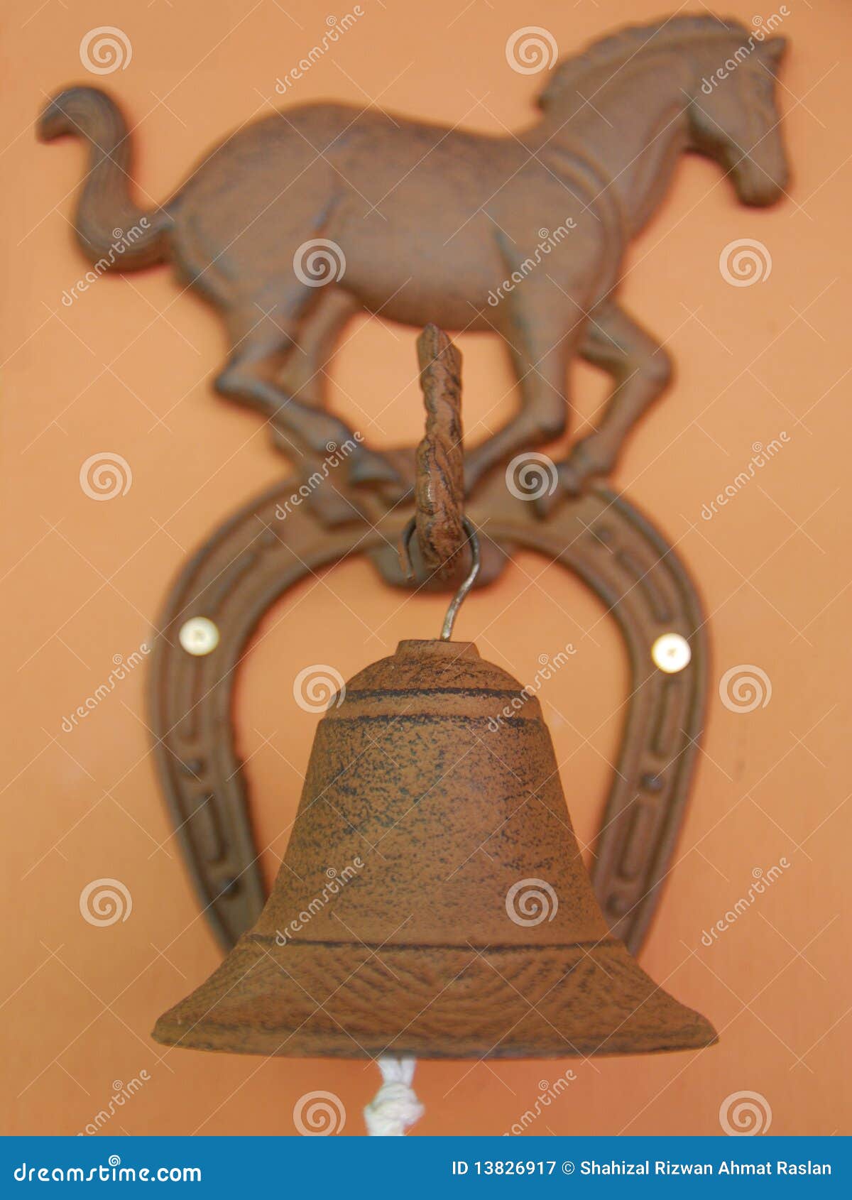 Horse bell stock image. Image of nature, sound, brown 13826917
