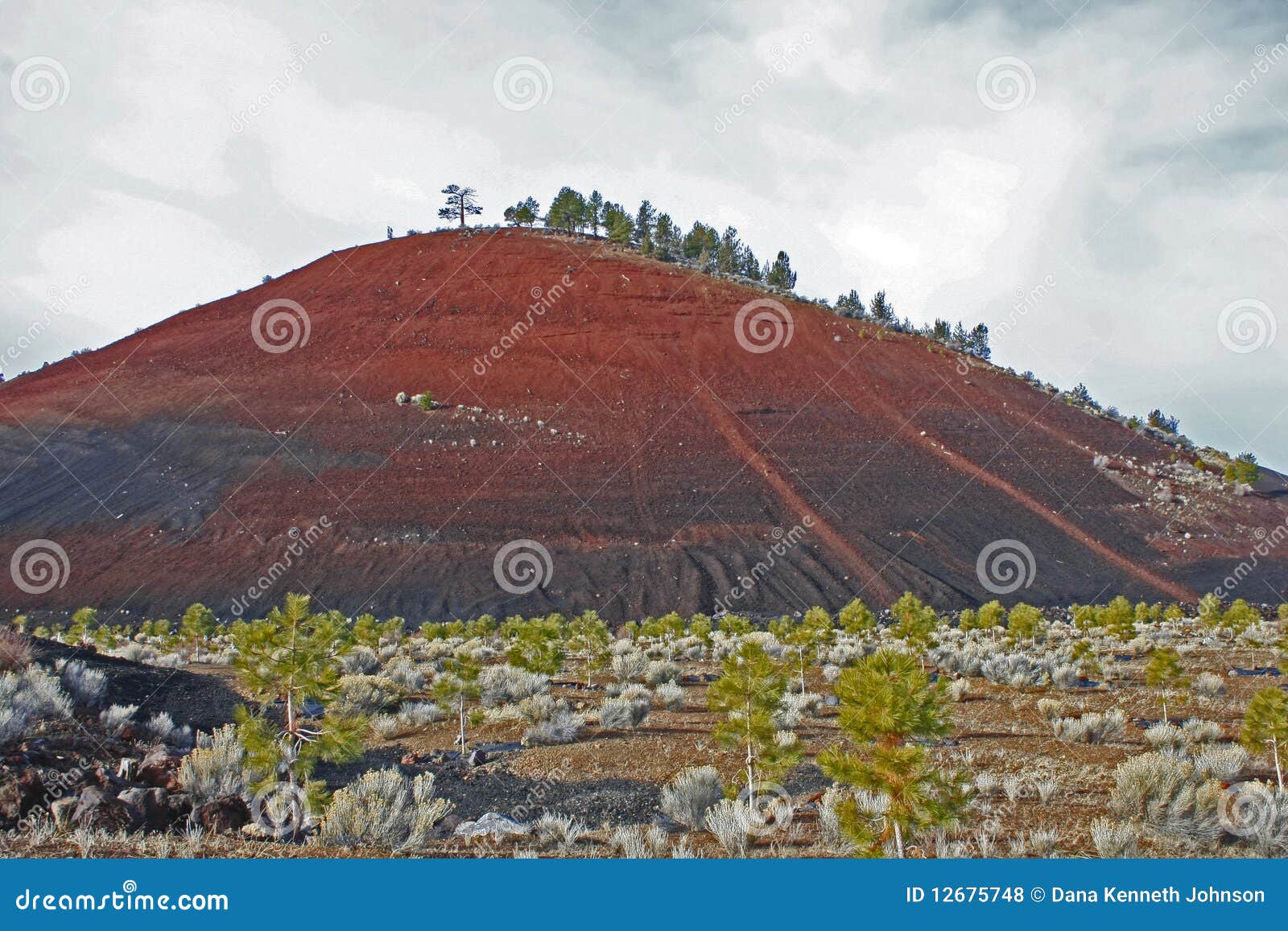 Horse Butte stock photo. Image of cinder, hiking, riding 12675748