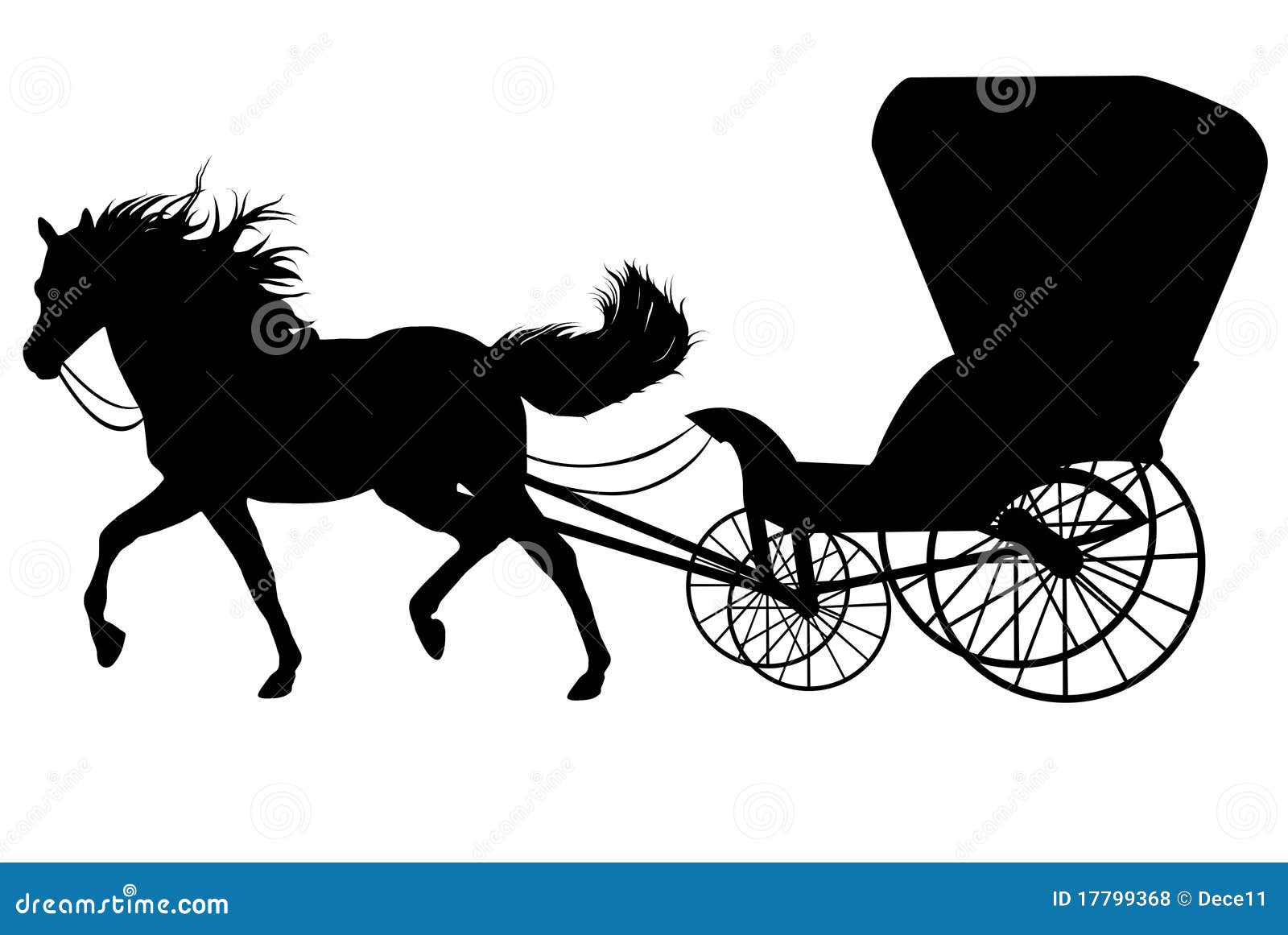 horse and carriage clipart - photo #41