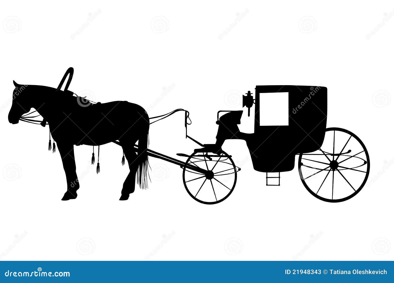 clipart horse and carriage - photo #25