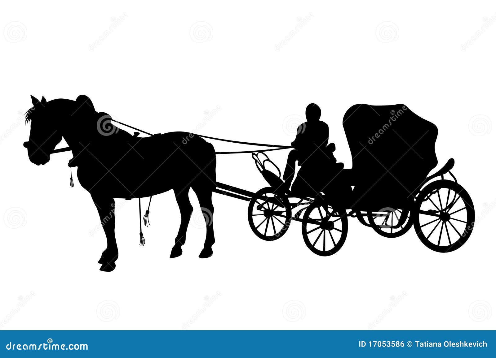 horse and carriage clipart - photo #48