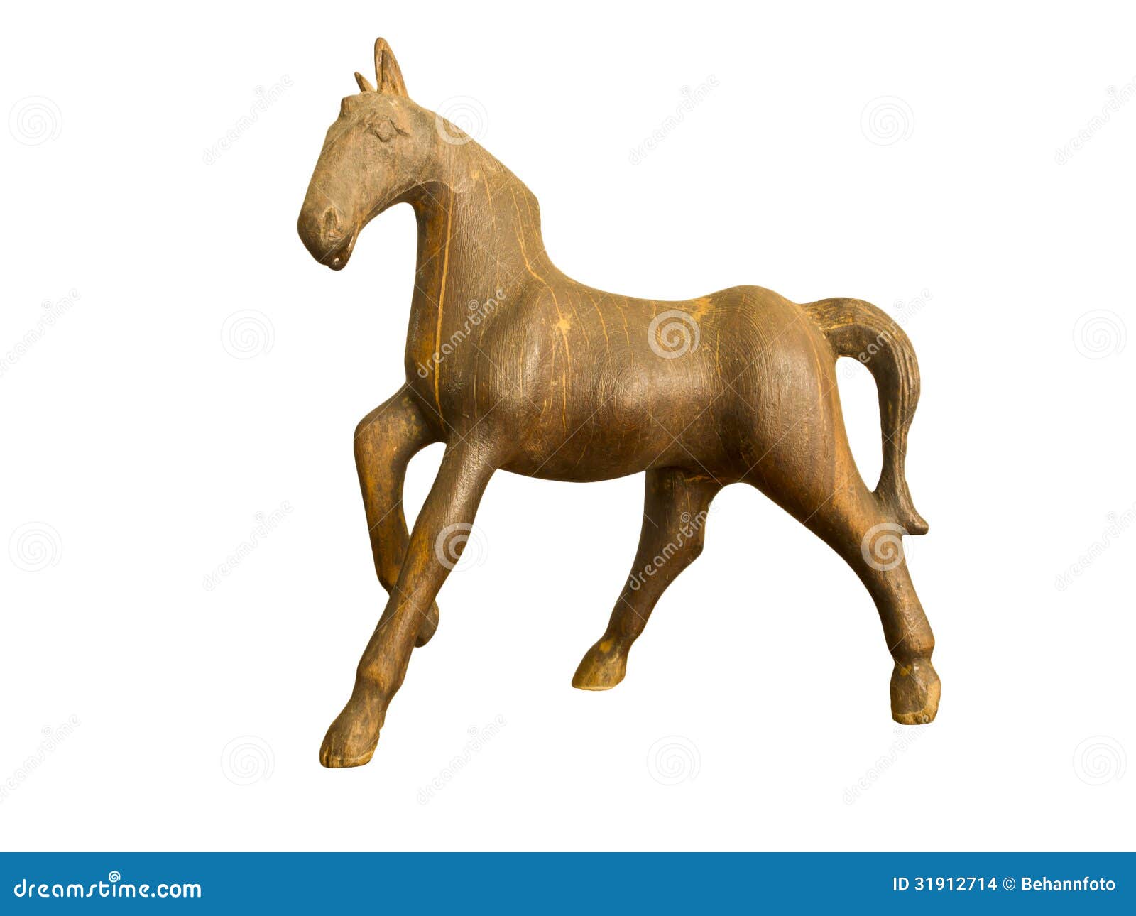 A horse craft stock photo. Image of artifacts, wood, action 31912714