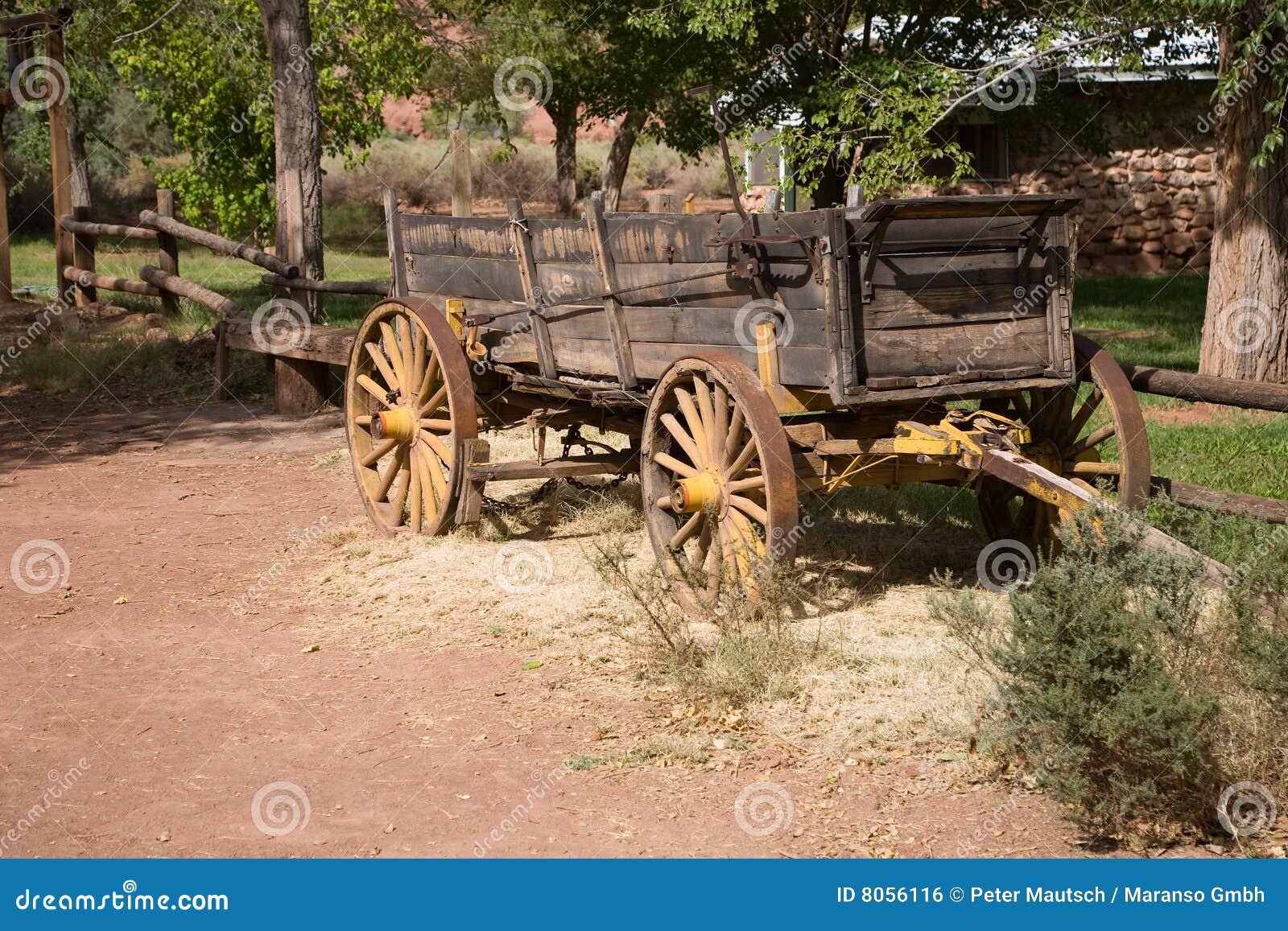Horsedrawn vehicle stock photo. Image of drawn, load 8056116