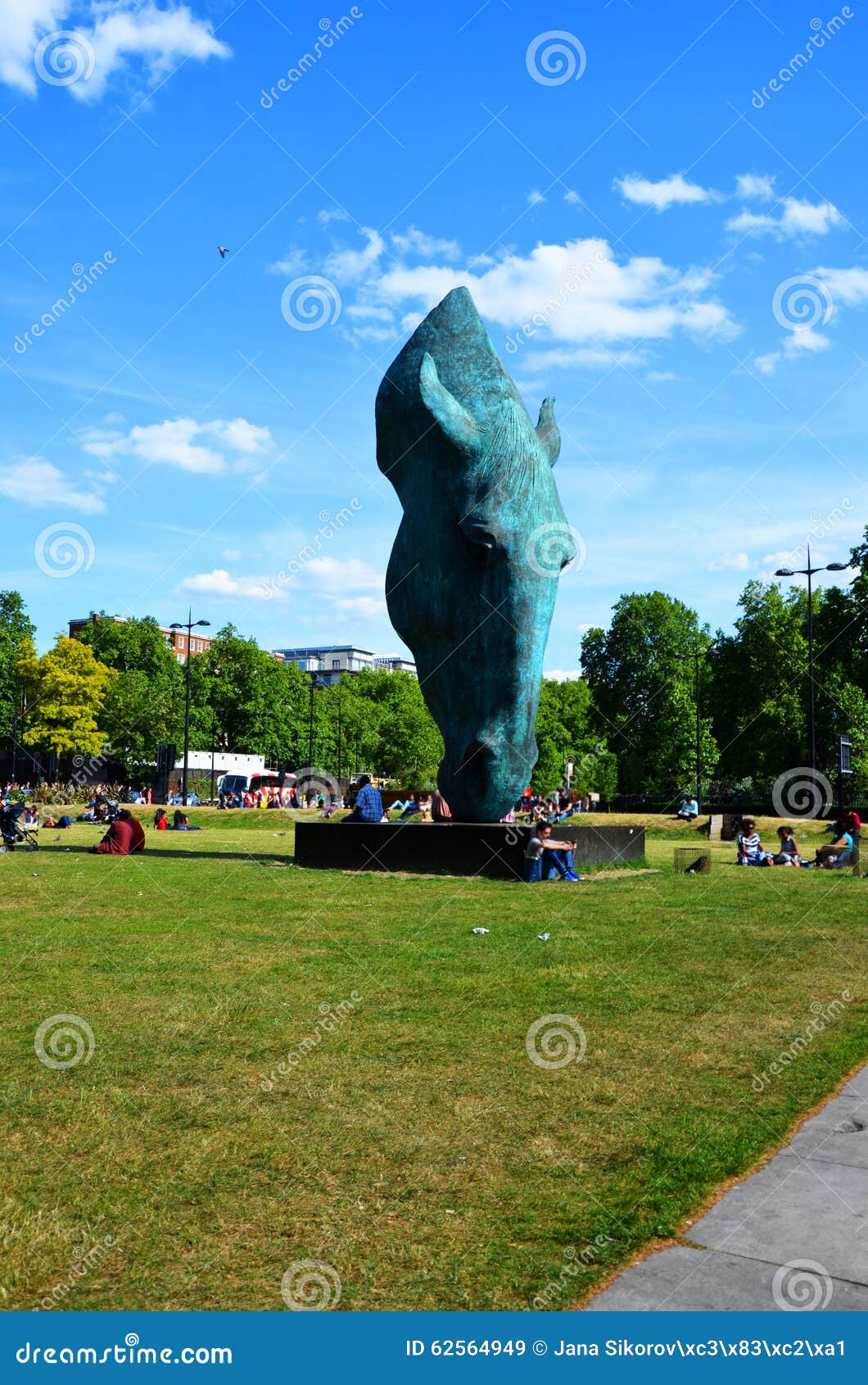 Horse Head Statue in Hyde Park Editorial Stock Image Image of travel