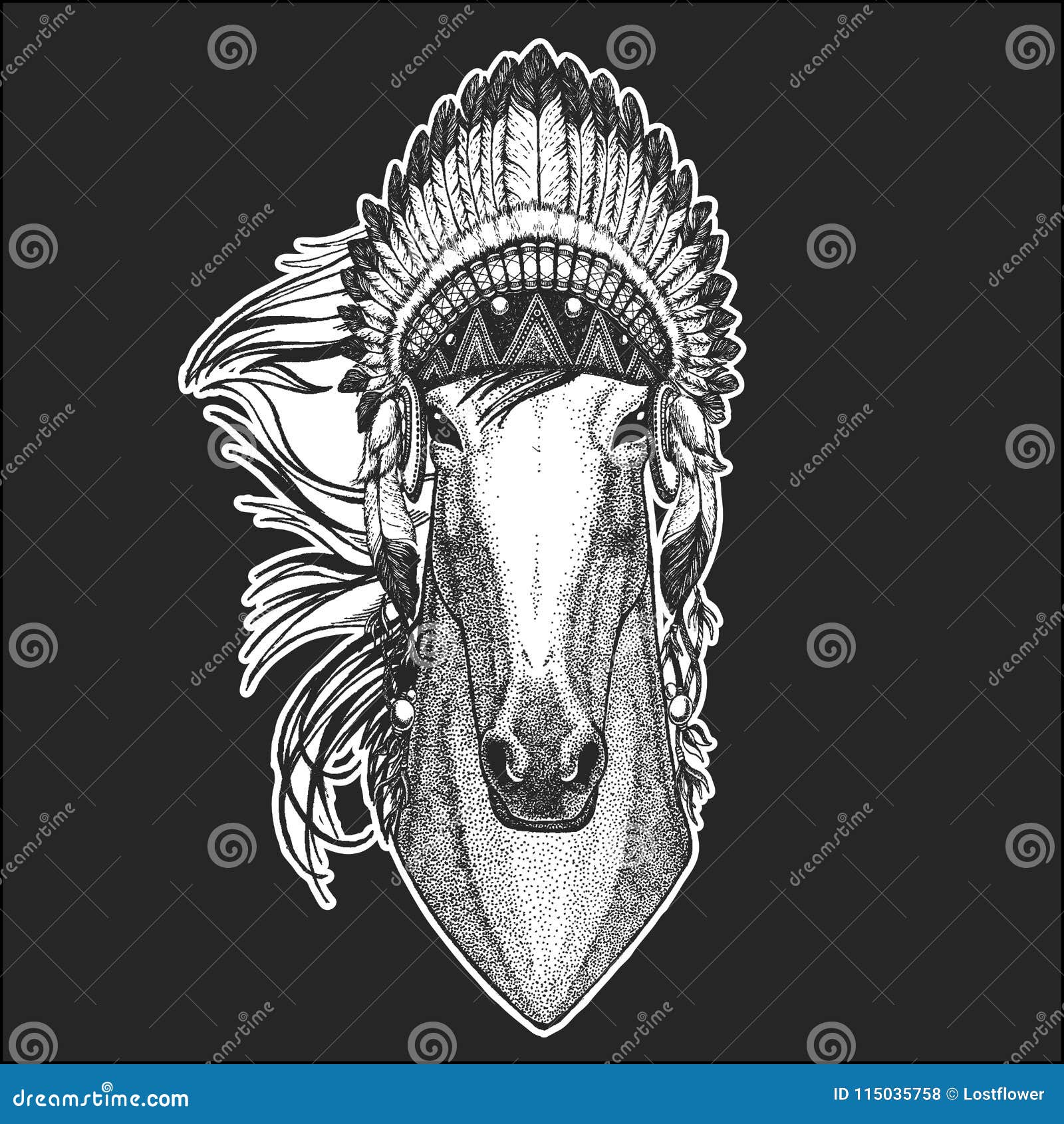 Indian horse tattoo  Wake up Tattoo  Patong
