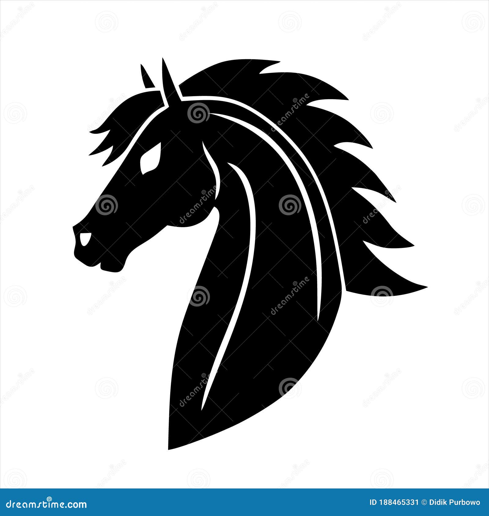 horse icon  on white background from wildlife collection. horse icon trendy and modern horse  for logo, web, app, ui