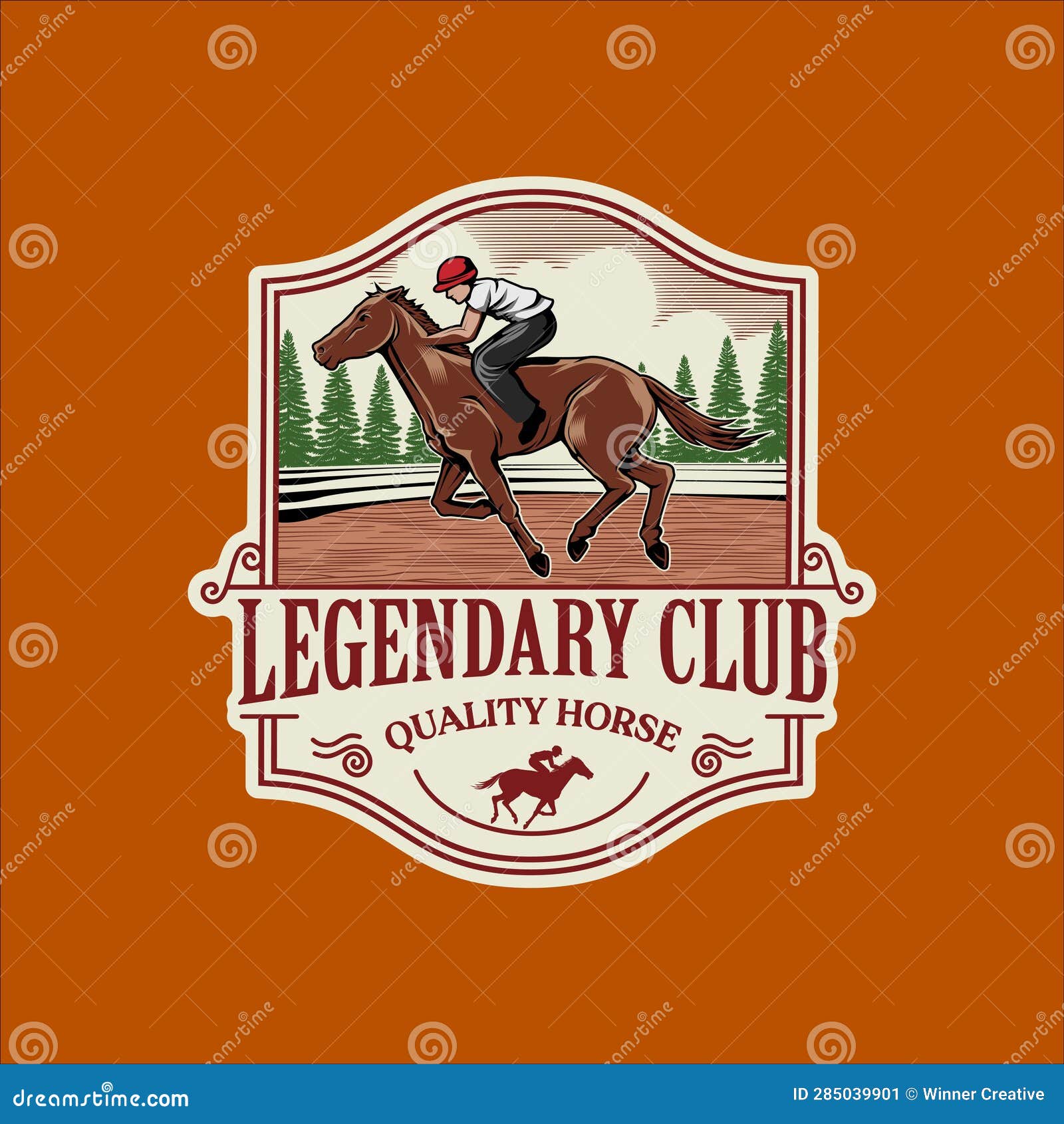 Horse Logo Design. Race Horse Logo Inspiration Vector Stock