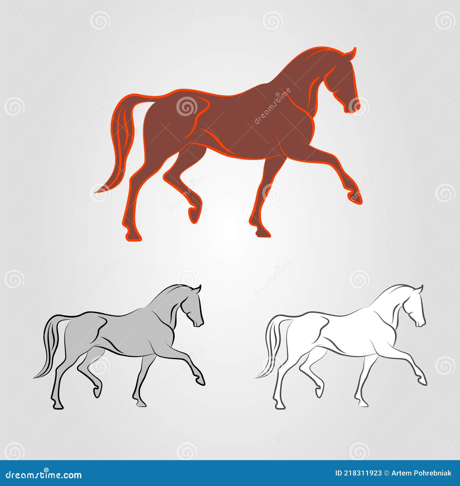 horse logo. mustang mascot. perfect stallion. calm pony. noble steed icon. race animal.  