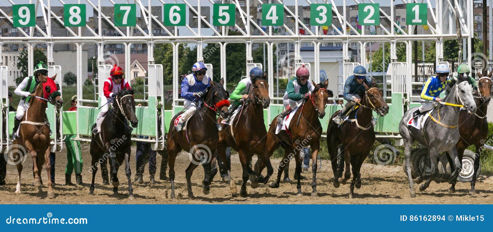 Horse Race Start Editorial Stock Image Image Of Betting