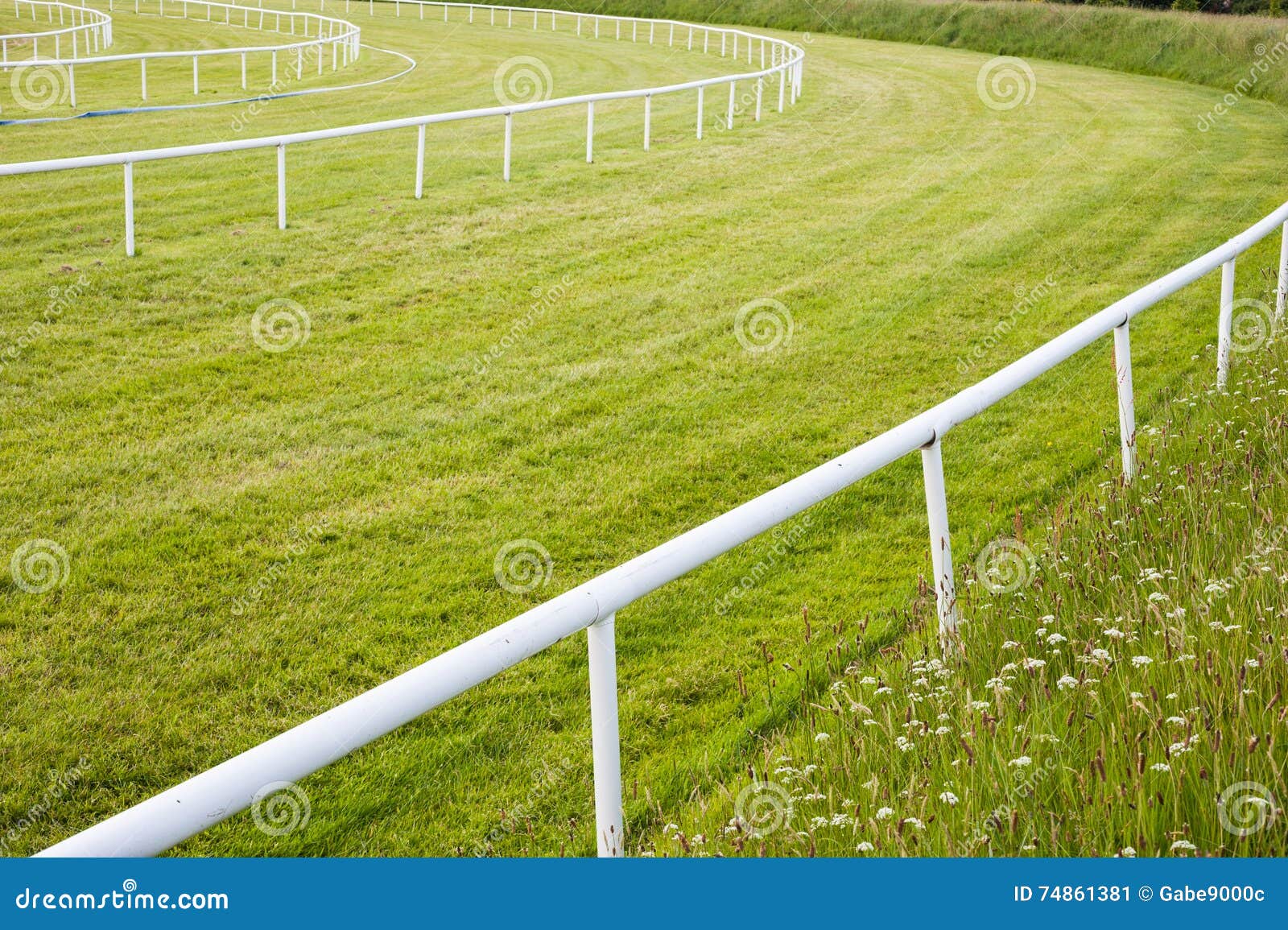 Horse race track turn stock image. Image of curve, gambling 74861381
