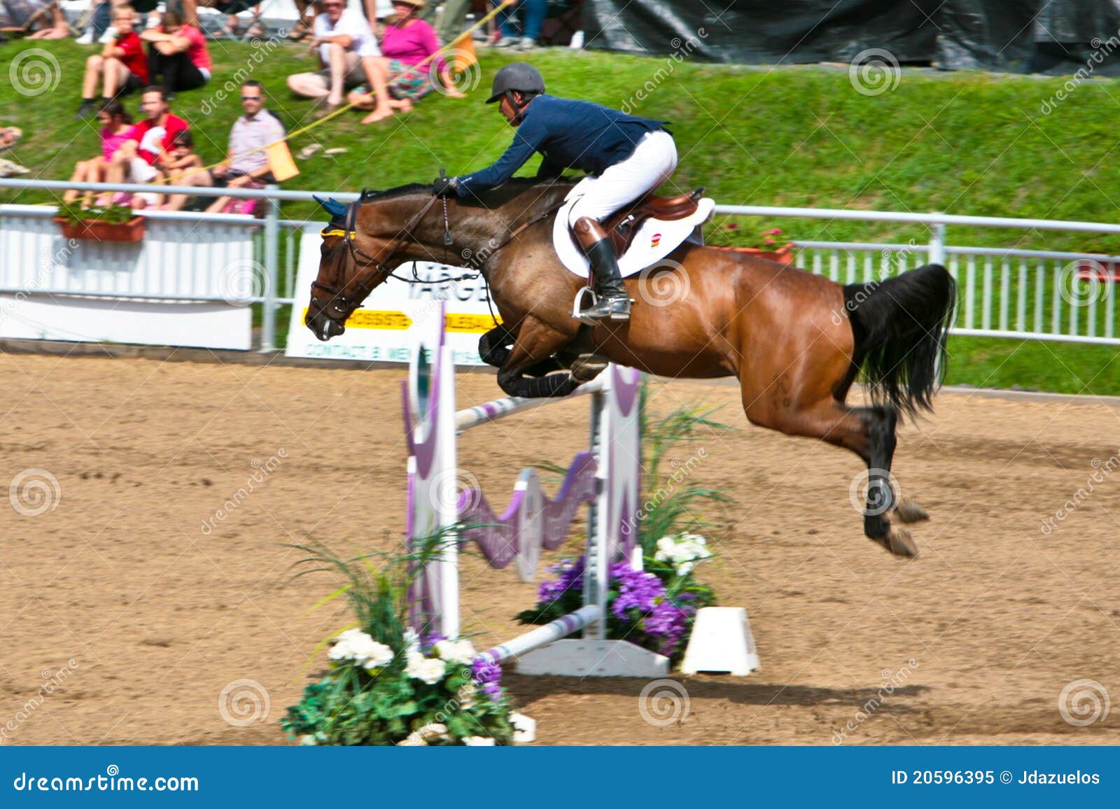 Horse Rider at the Bromont Jumping Competition Editorial Image Image
