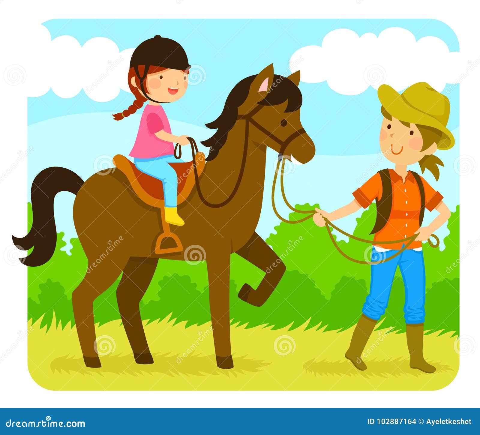 Riding lesson