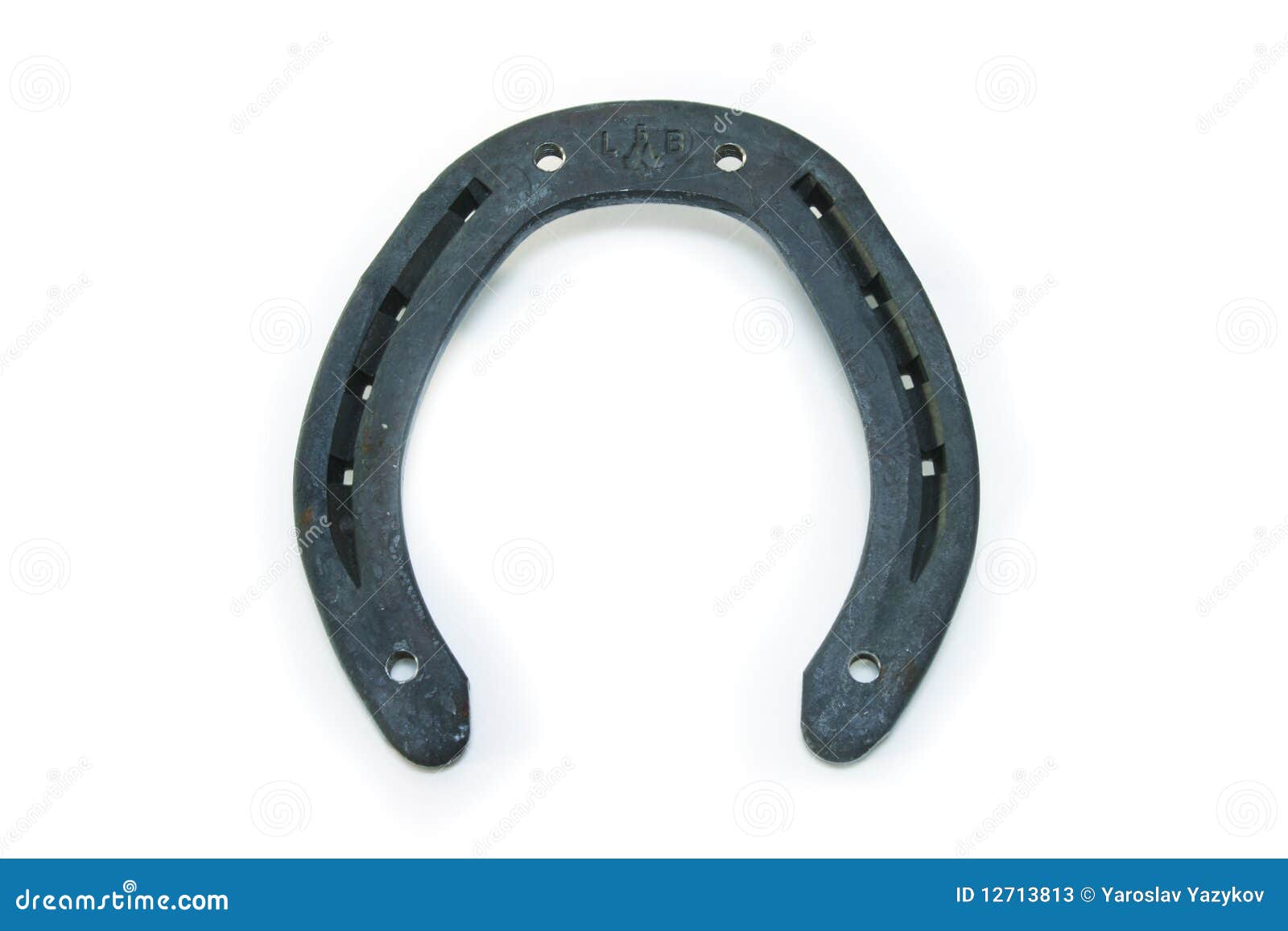 Horse shoe stock image. Image of black, steel, horseshoe 12713813