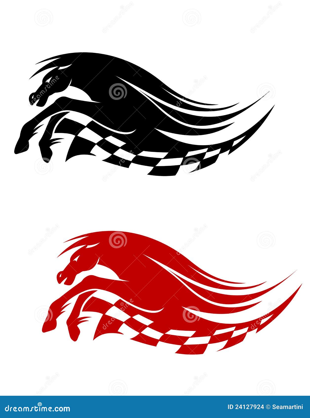 Horse symbol stock vector. Illustration of dressage, power 24127924