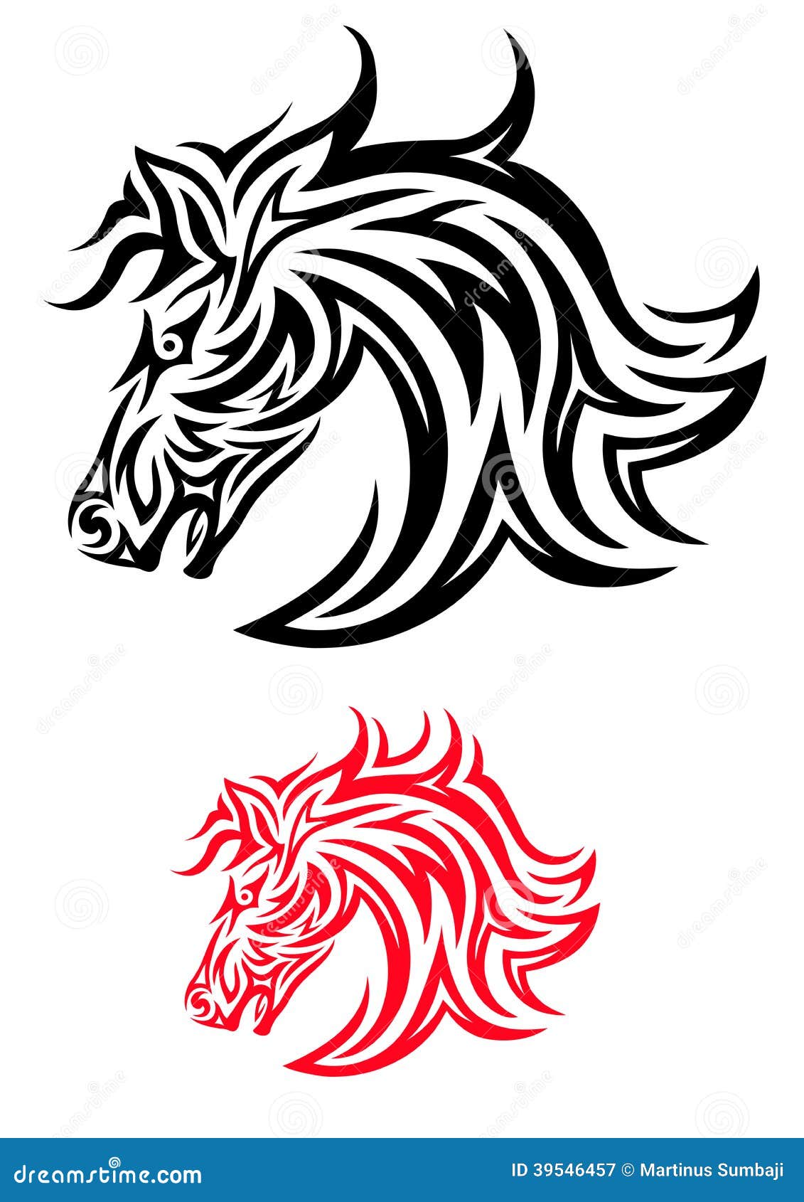Horse tribal stock vector Image of clip decor icon Horse tribal stock vector Image of clip decor icon